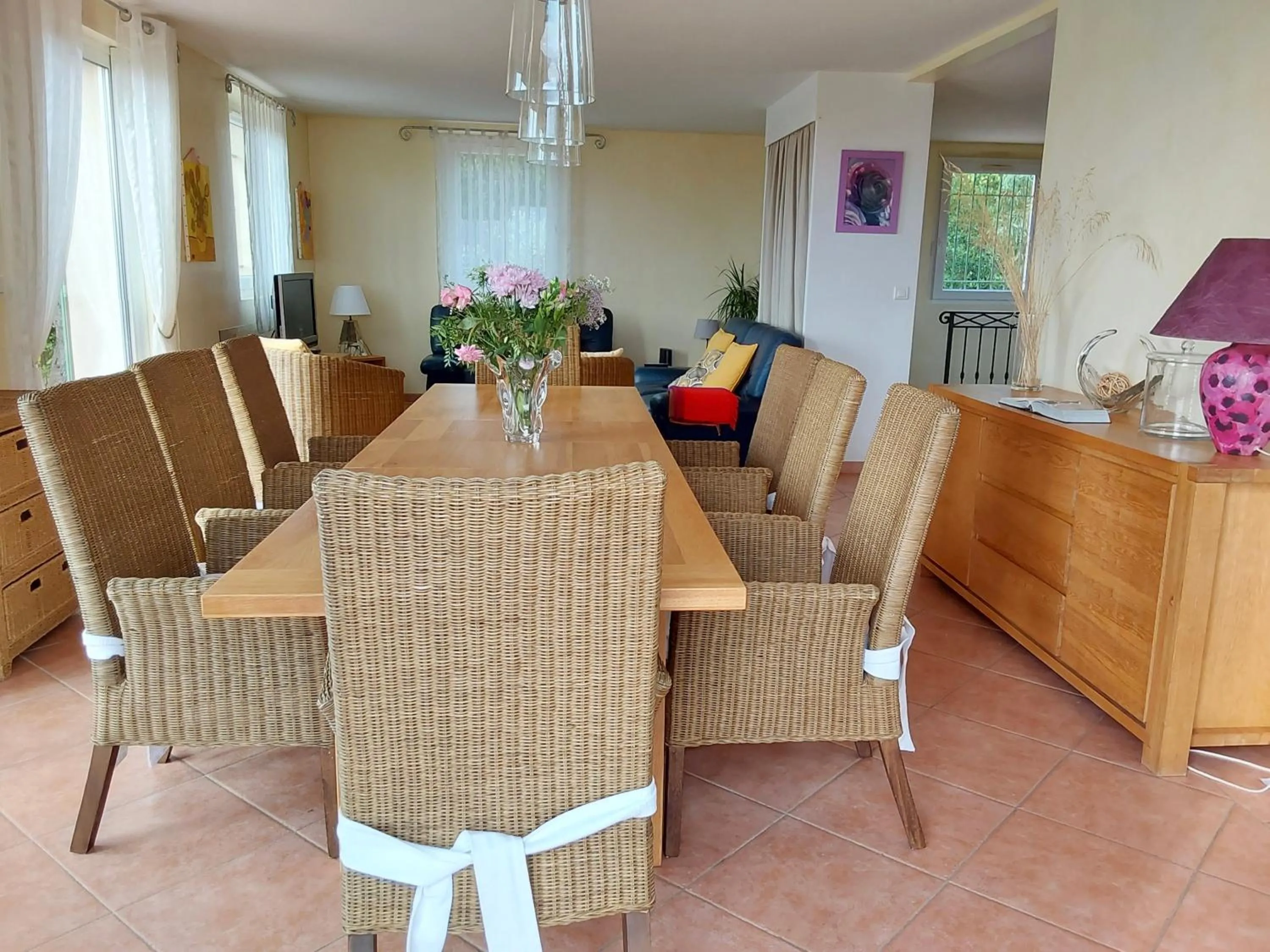 Dining area in Villa Romuald