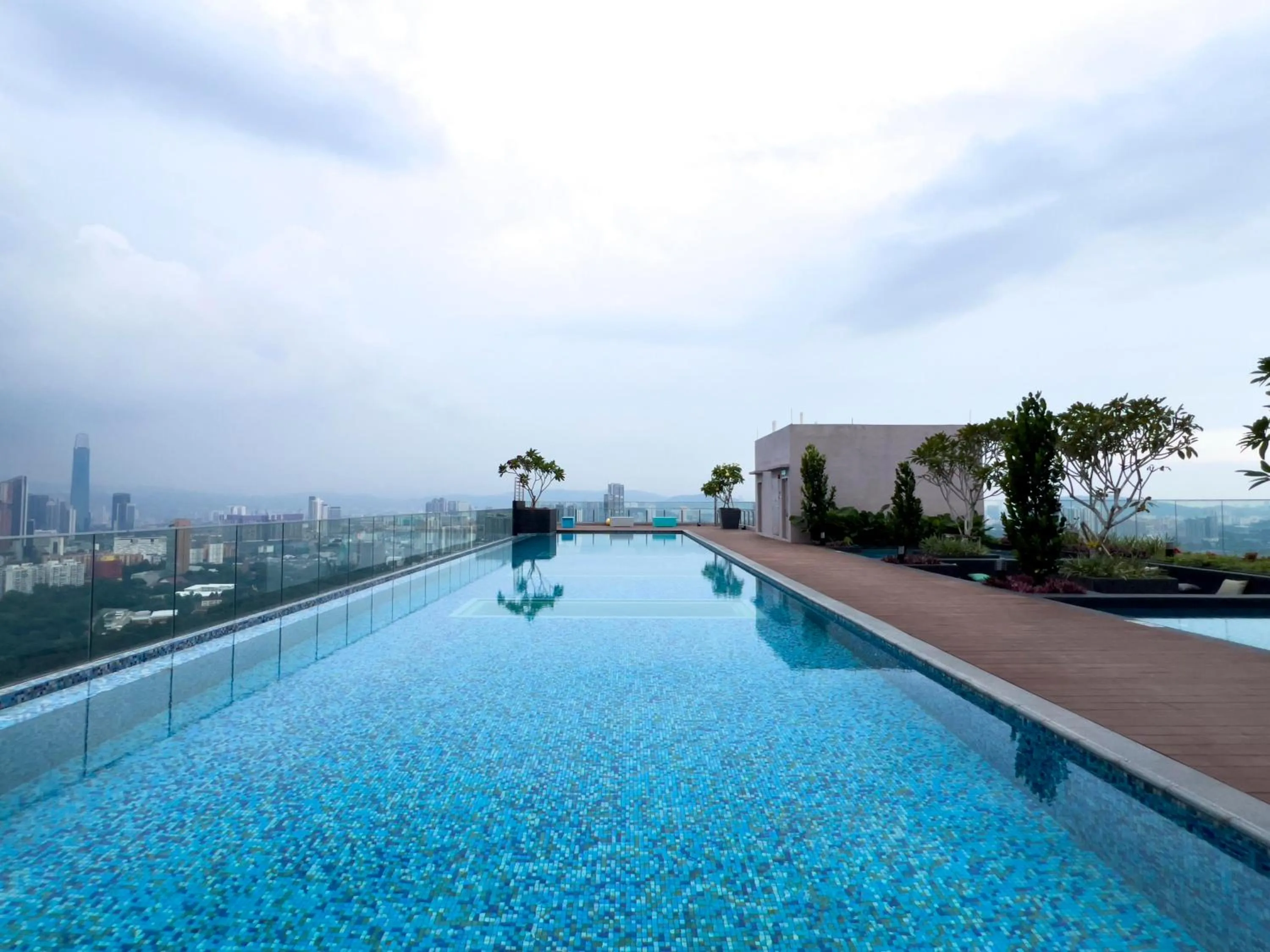Swimming pool in Riveria City KL Sentral by Sky Pool Minshuku