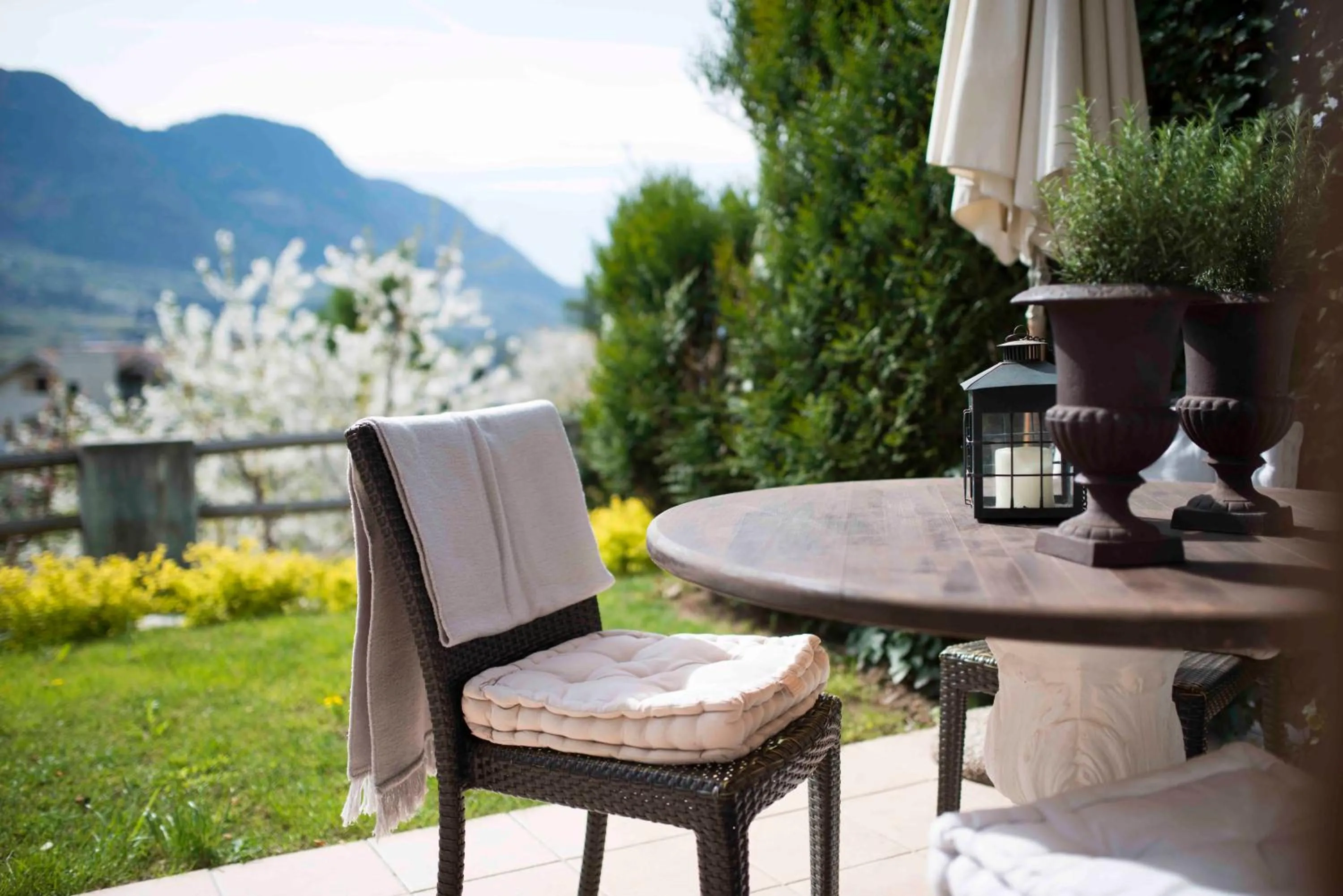 Balcony/Terrace in Hotel Chalet Gravenstein