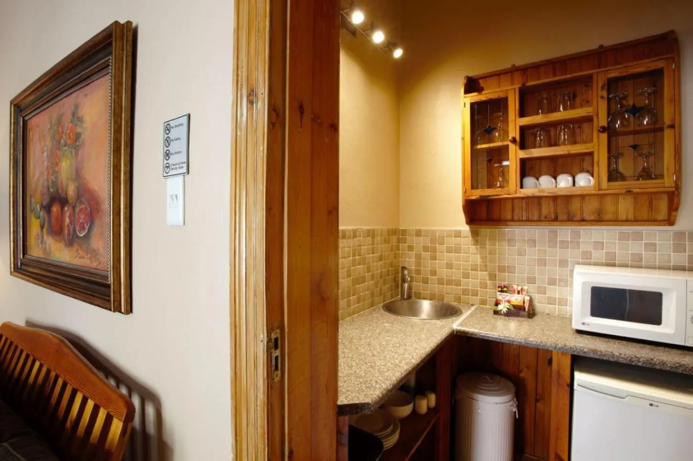 Kitchen or kitchenette in Celtis Country Lodge & Restaurant