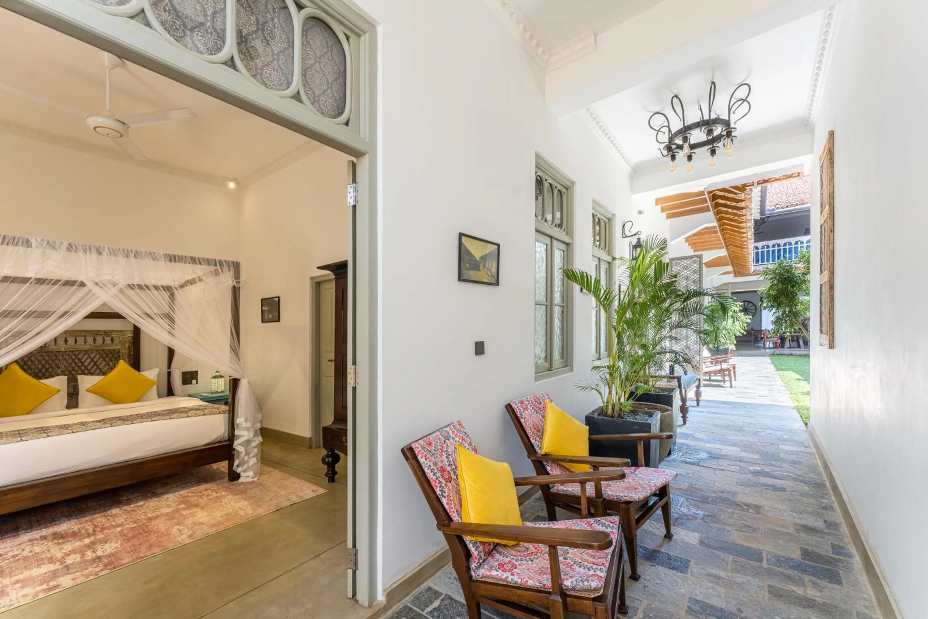 Double Room with Patio in The Fort House