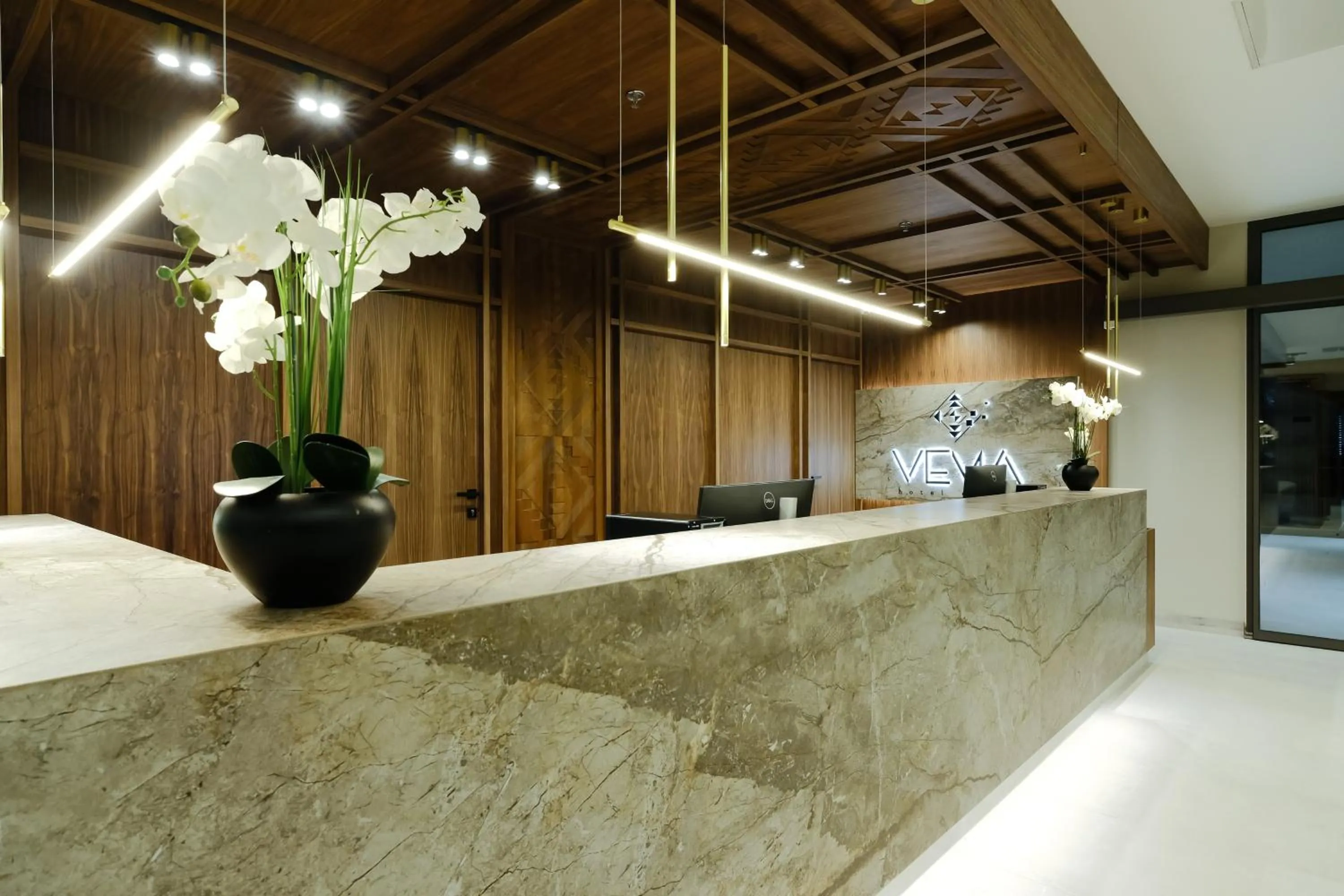 Lobby or reception in Hotel Vema