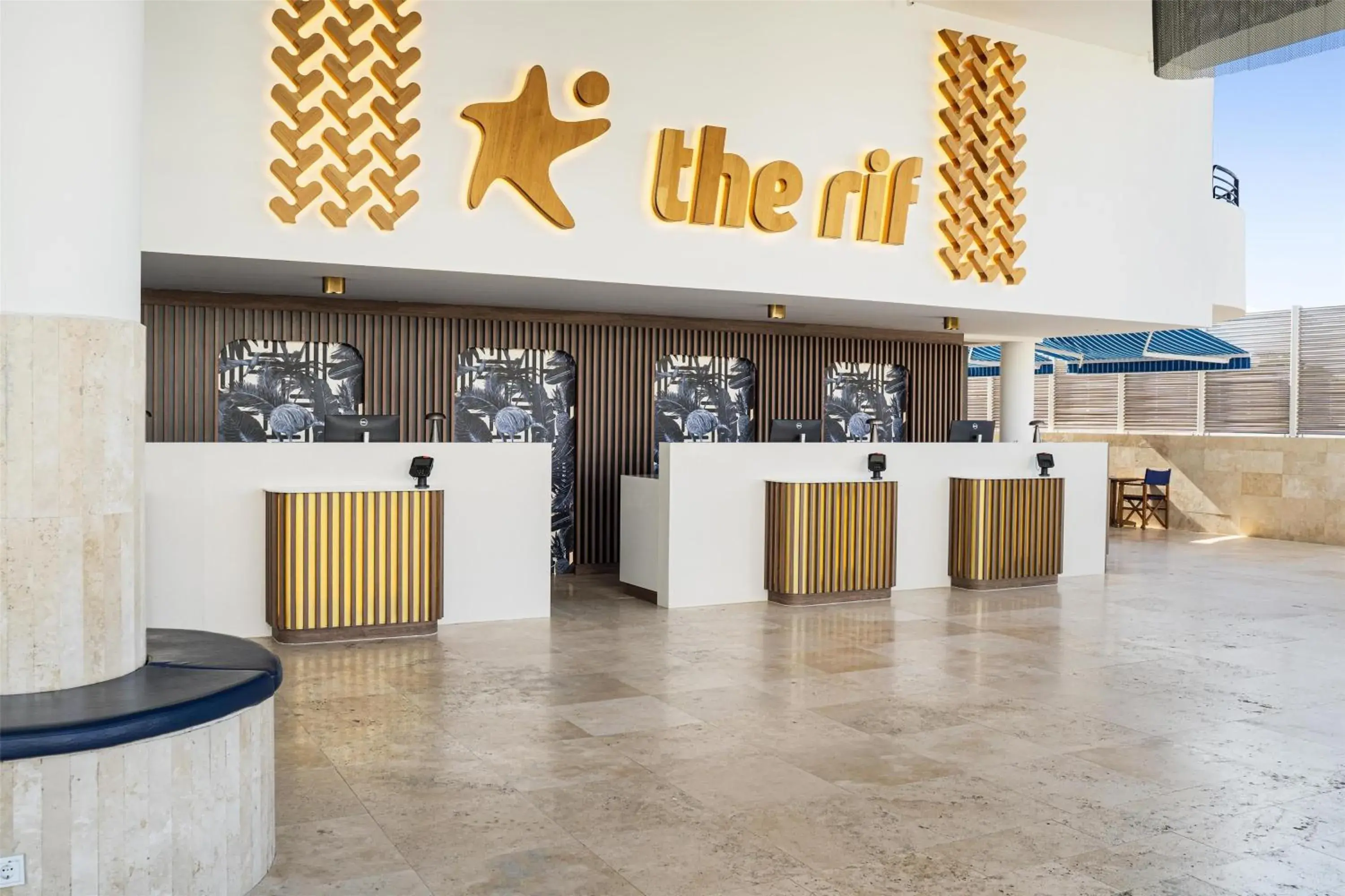 Lobby or reception in The Rif At Mangrove Beach Corendon Curacao All-Inclusive, Curio by Hilton Lobby or reception in The Rif At Mangrove Beach Corendon Curacao All-Inclusive, Curio by Hilton