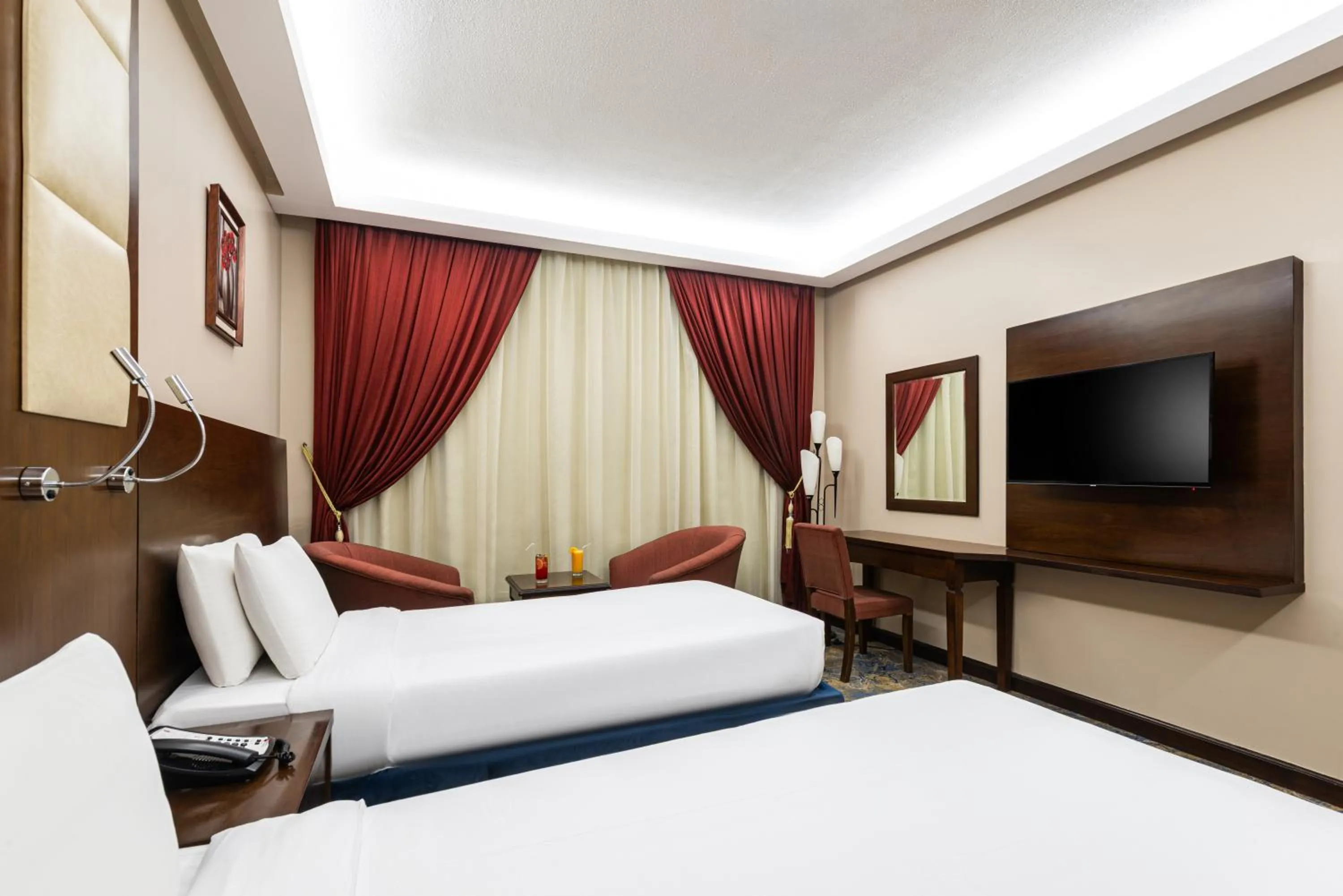 View (from property/room), Bed in Razana Al Rawdha Hotel
