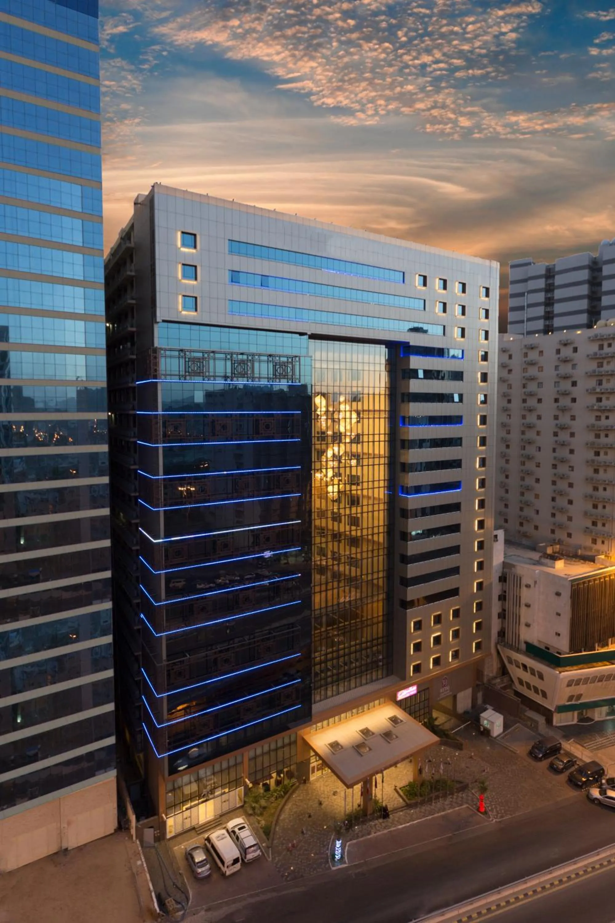 Property building in Razana Al Rawdha Hotel