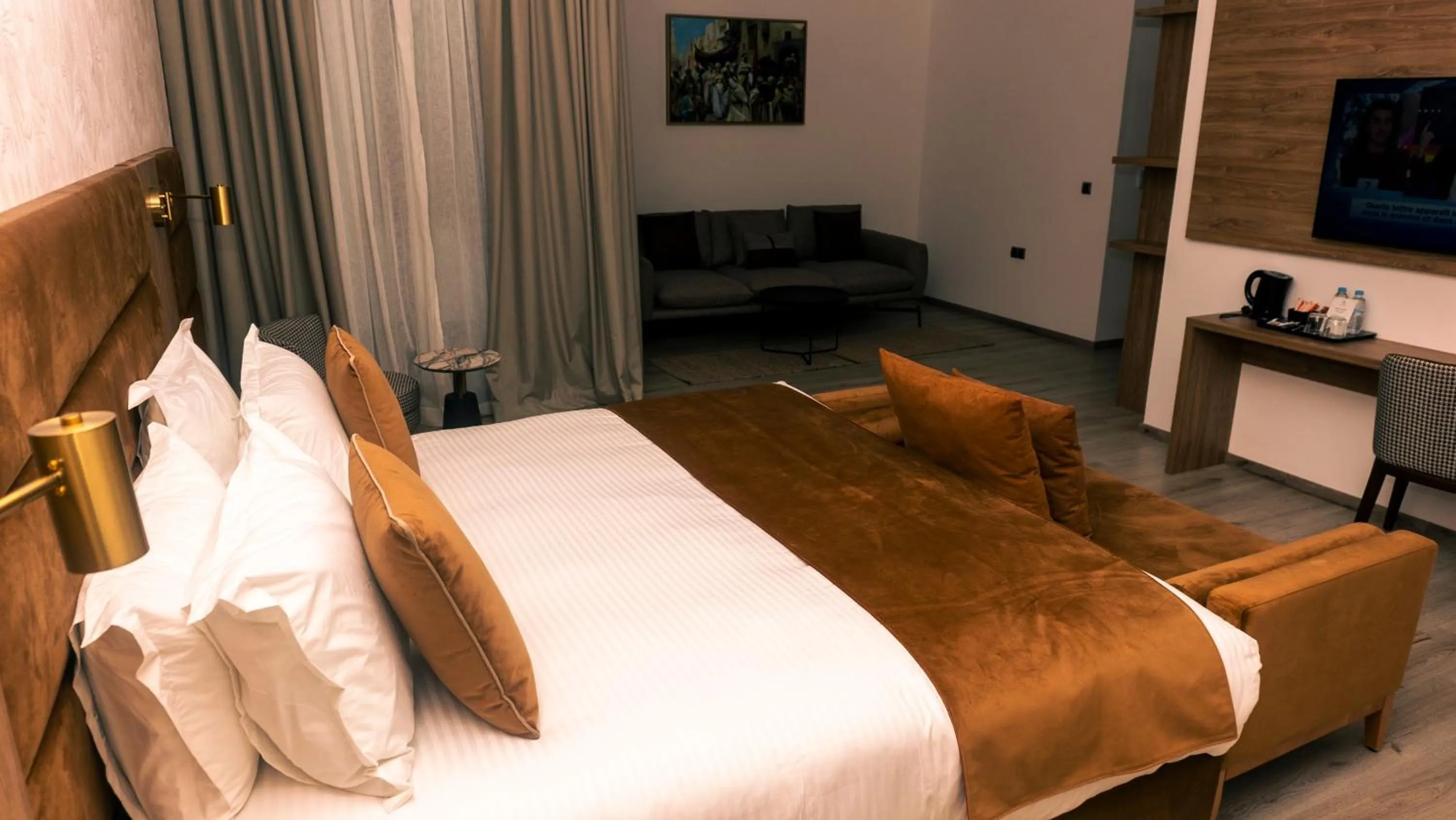 Bed in Hotel Ben Batouta - Tanger