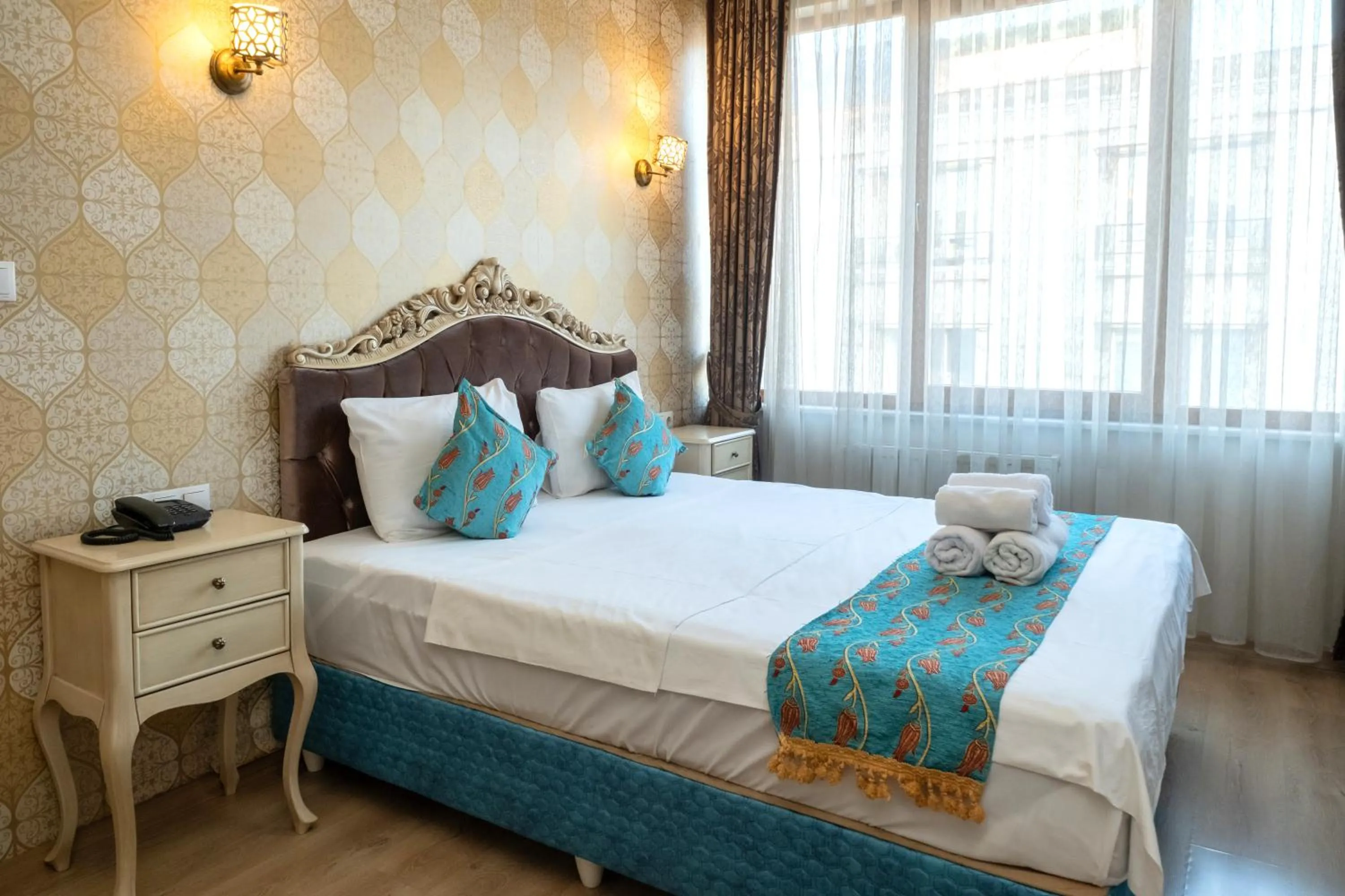 Bed in Felicity Hotel İstanbul