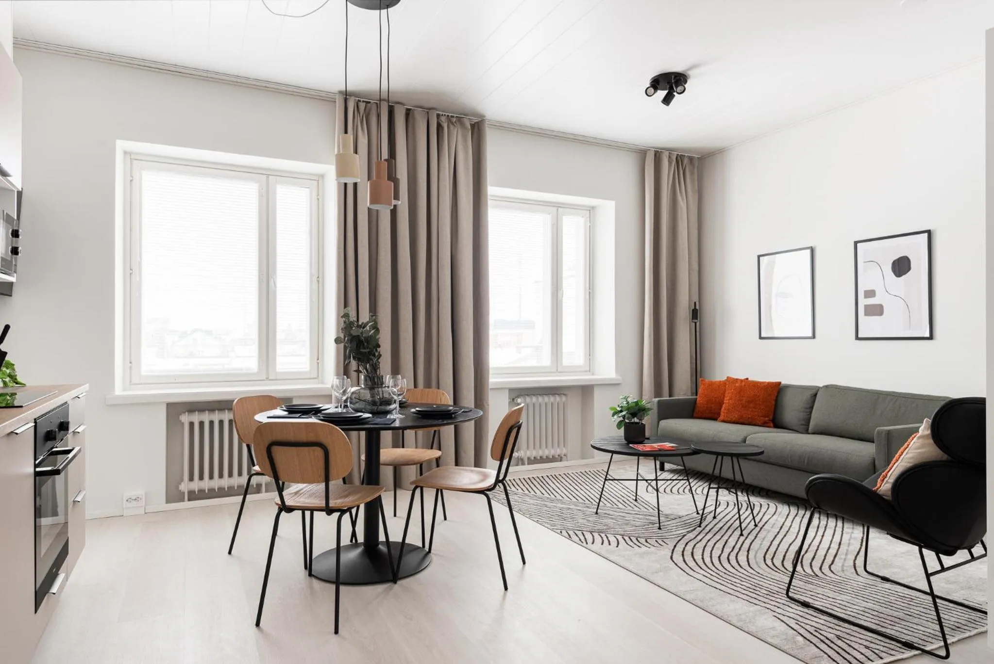 Living room in Prime Apartments Pori Central