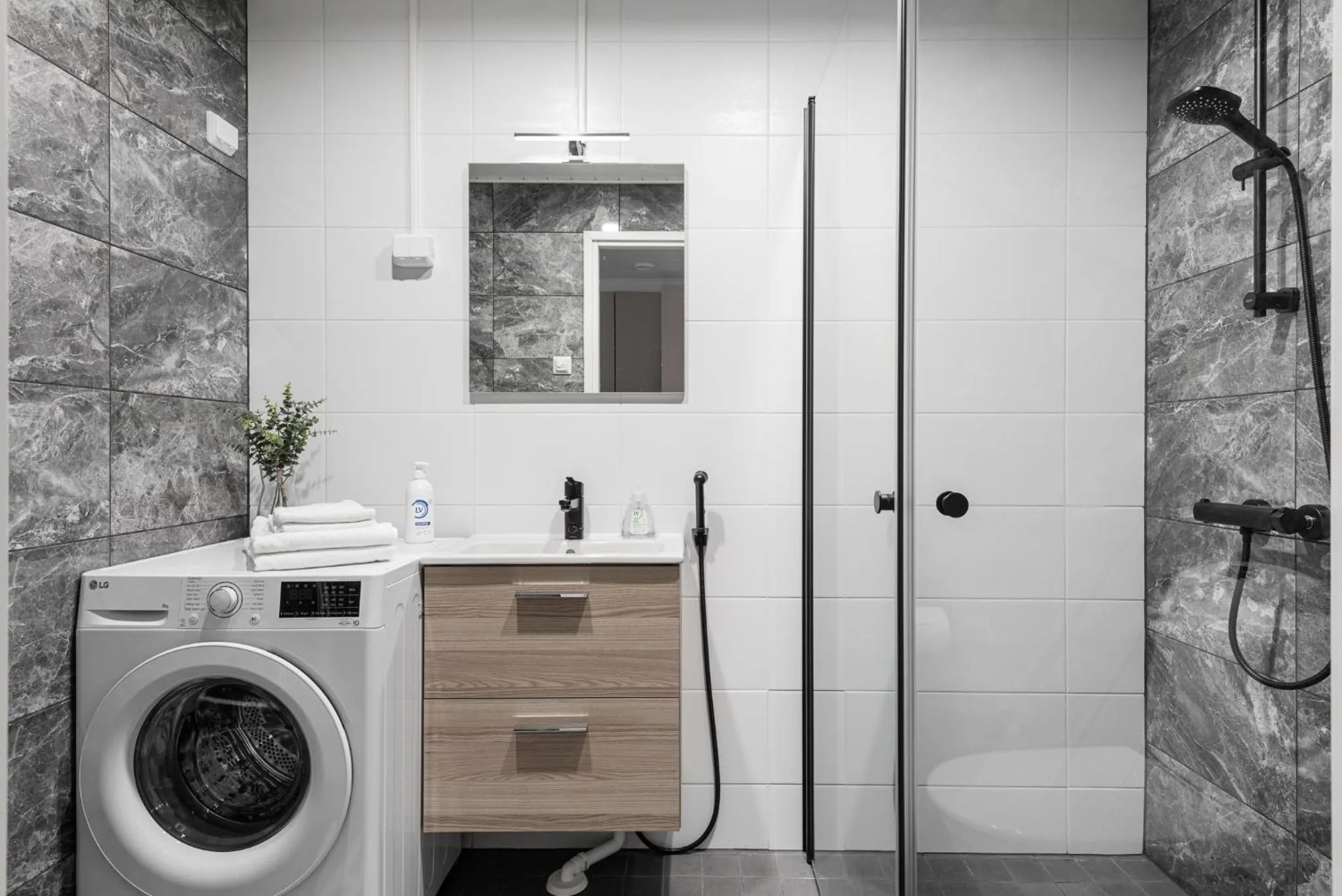 Shower in Prime Apartments Pori Central