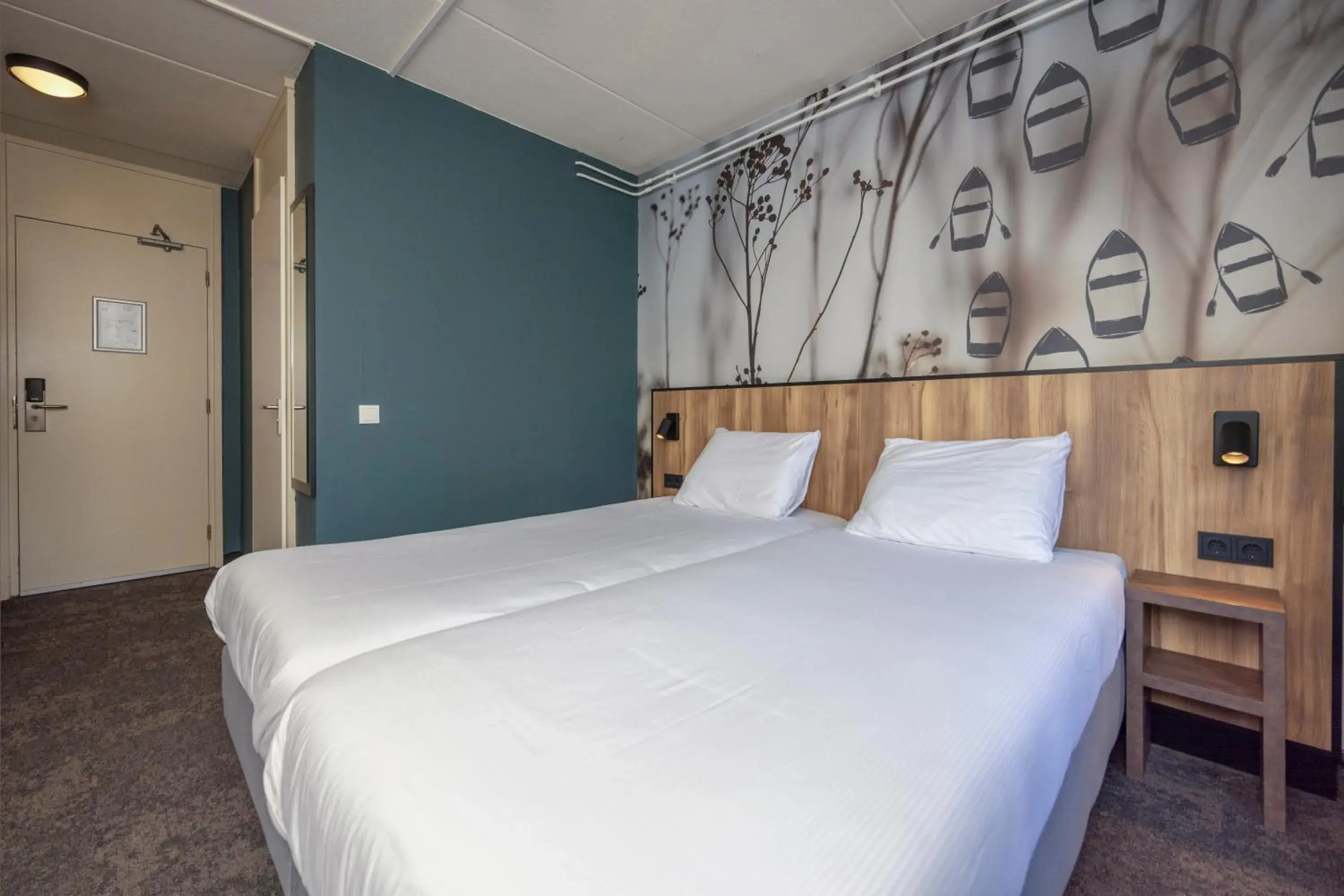 Comfort Twin Room with Shower in Fletcher Hotel Restaurant De Eese Comfort Twin Room with Shower in Fletcher Hotel Restaurant De Eese