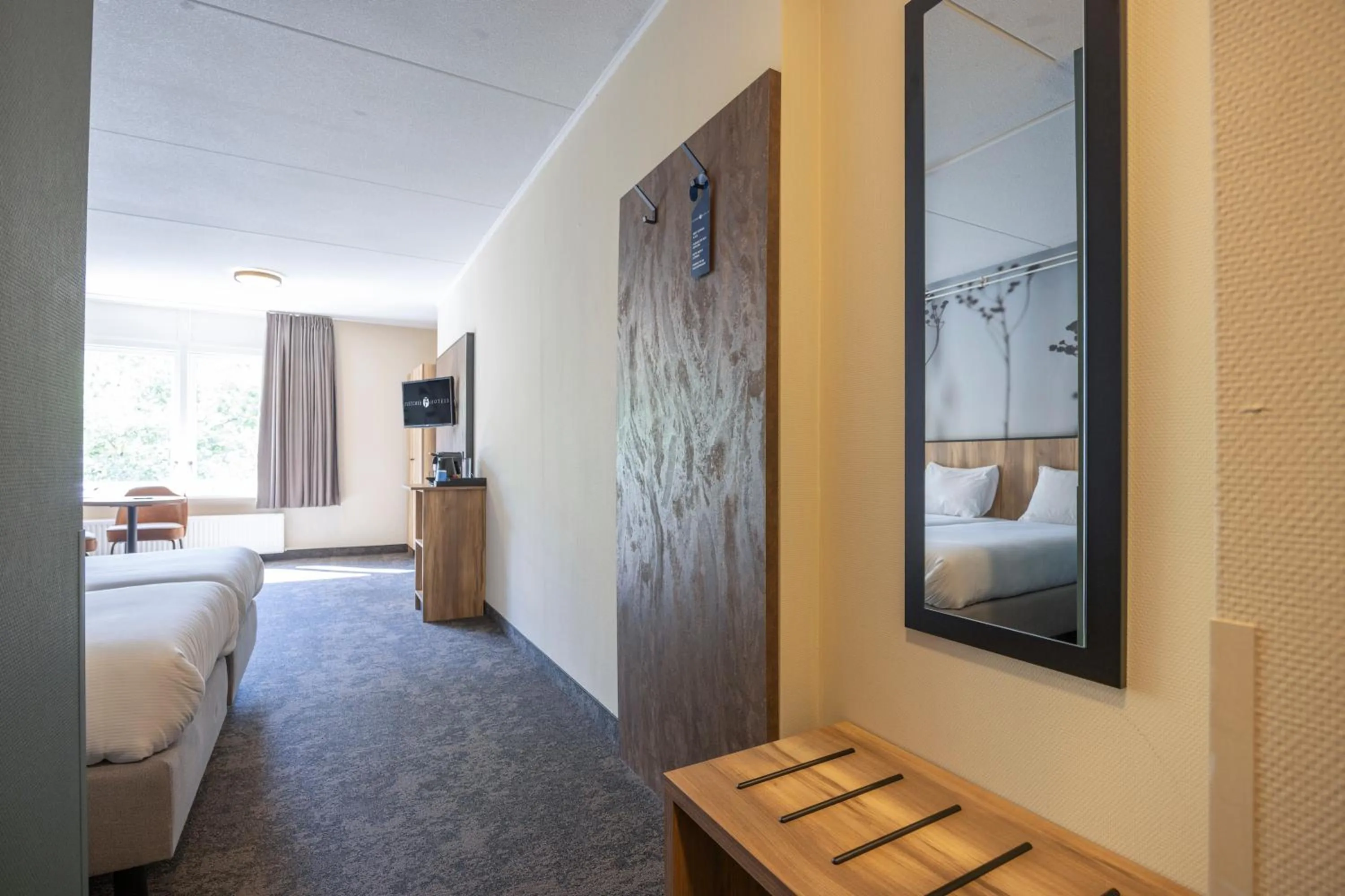 Bedroom, Bed in Fletcher Hotel Restaurant De Eese