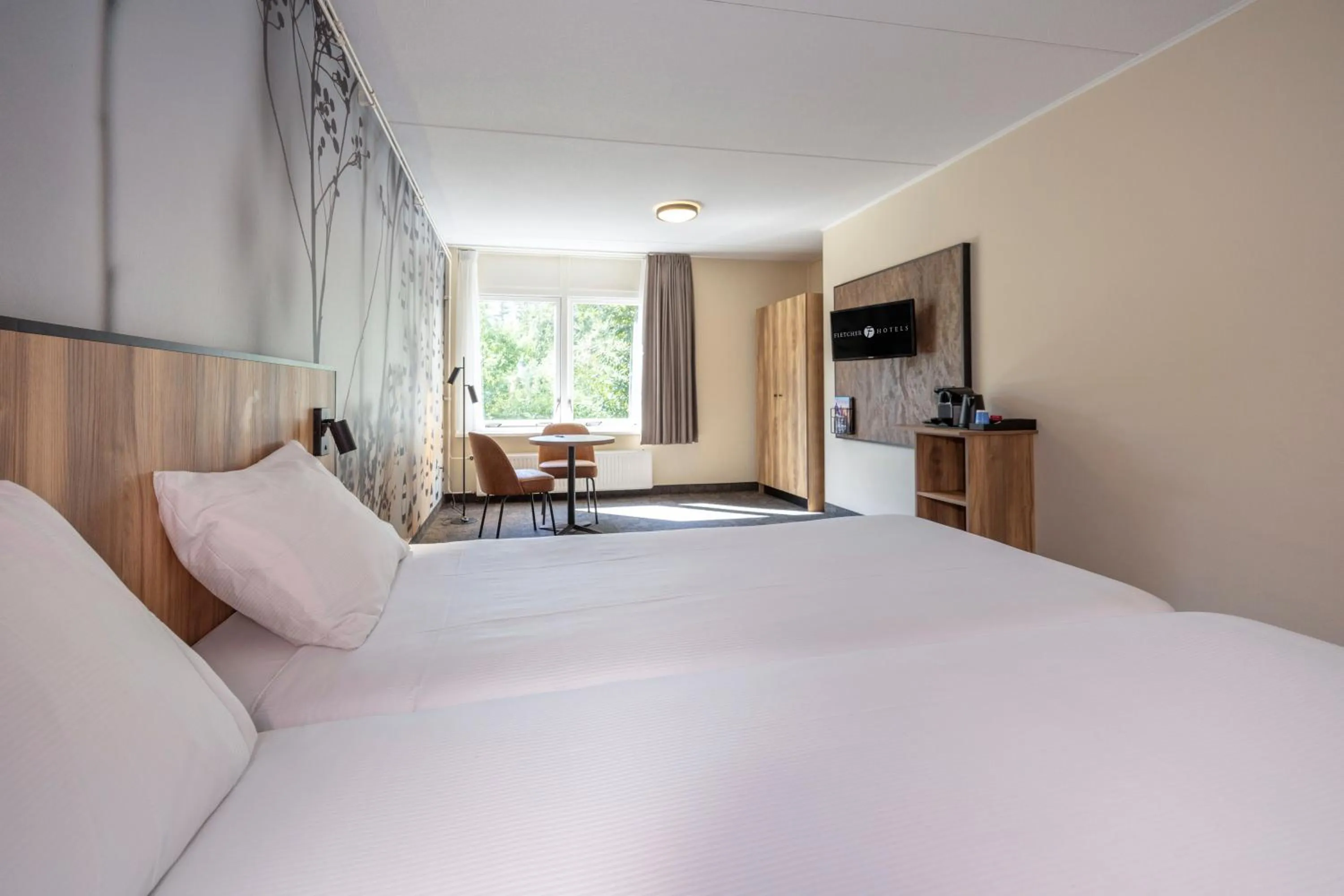 Bedroom, Bed in Fletcher Hotel Restaurant De Eese