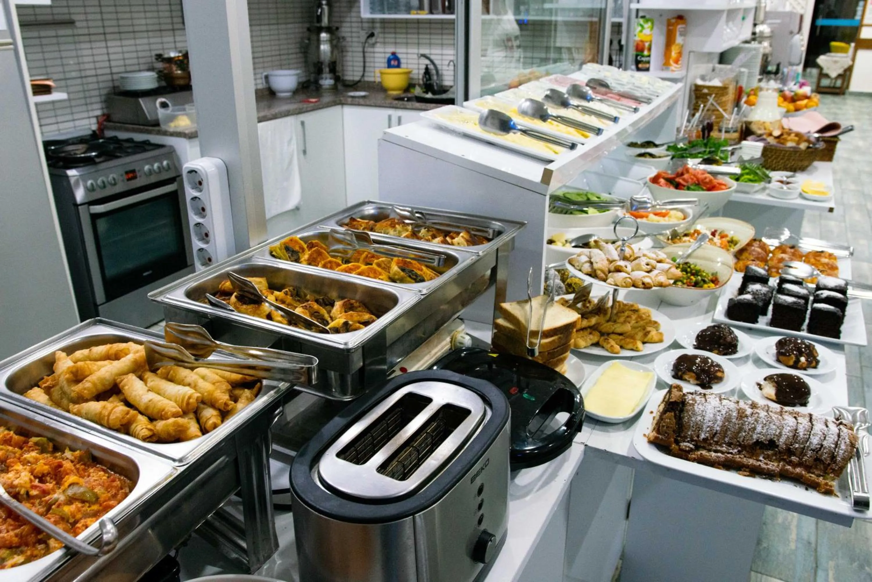 Buffet breakfast in Infinity City Hotel