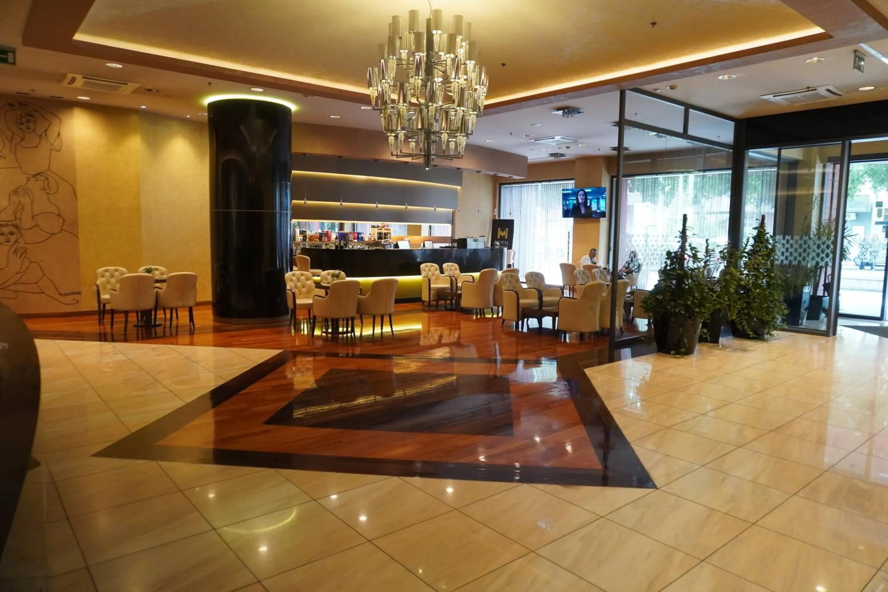 Lobby or reception in Hotel Mepas