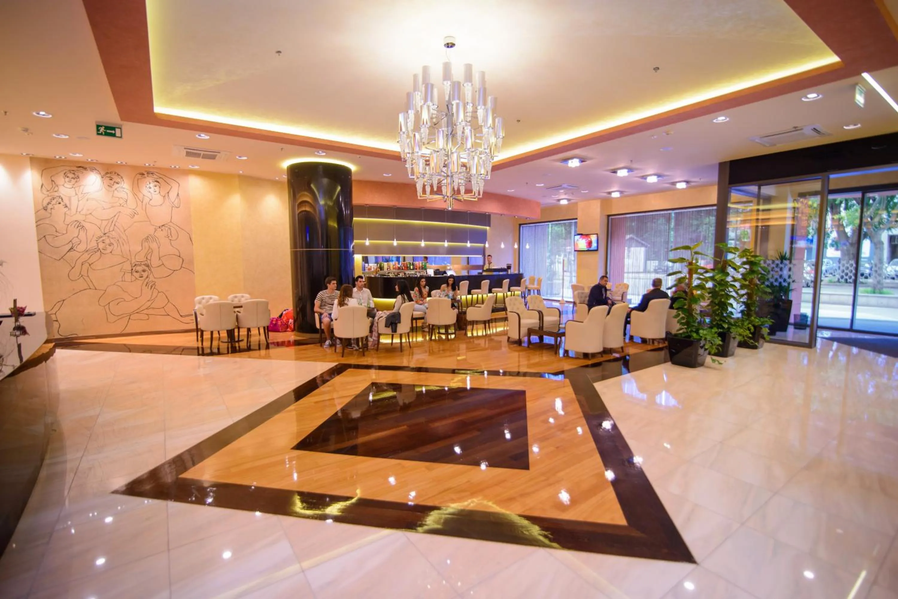 Lobby or reception in Hotel Mepas