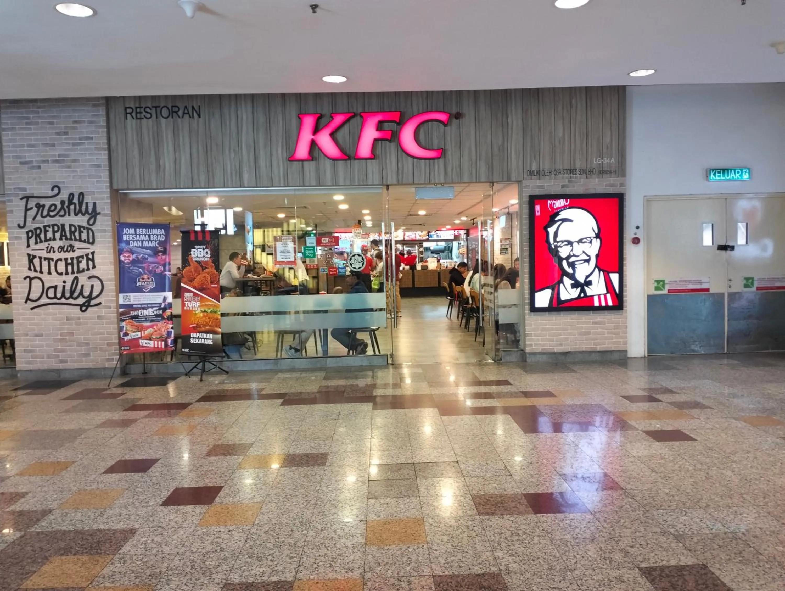 Text overlay in Times Square Kuala Lumpur By Service Suite