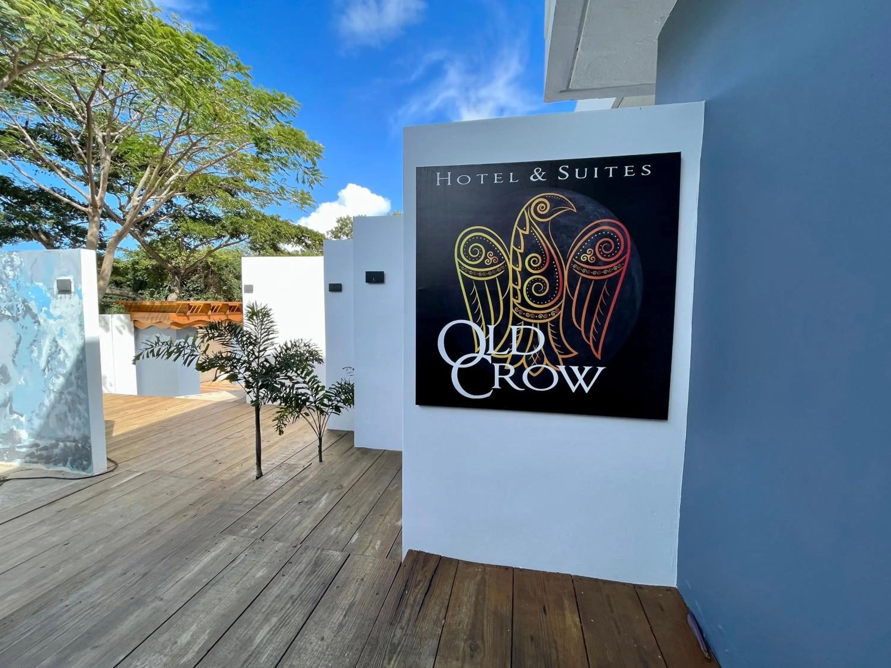 Property building in Old Crow Hotel and Suites