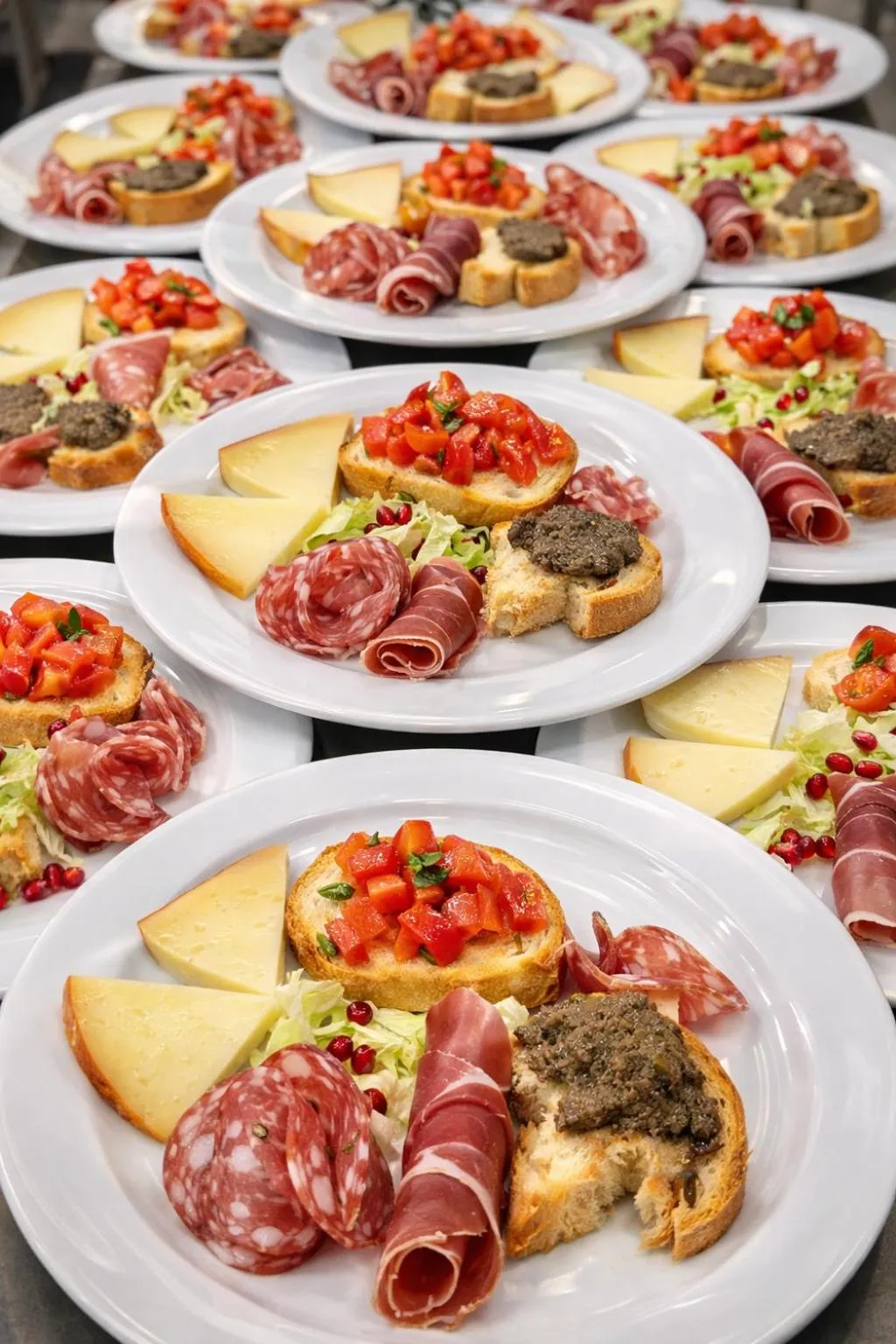 Food in Fattoria Lornano Winery