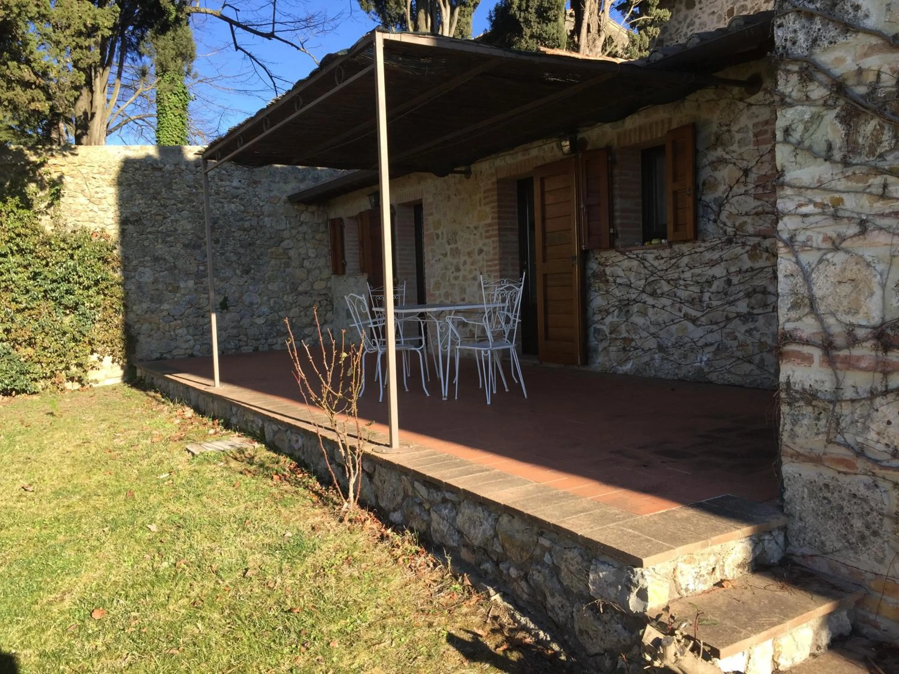 Patio in Fattoria Lornano Winery