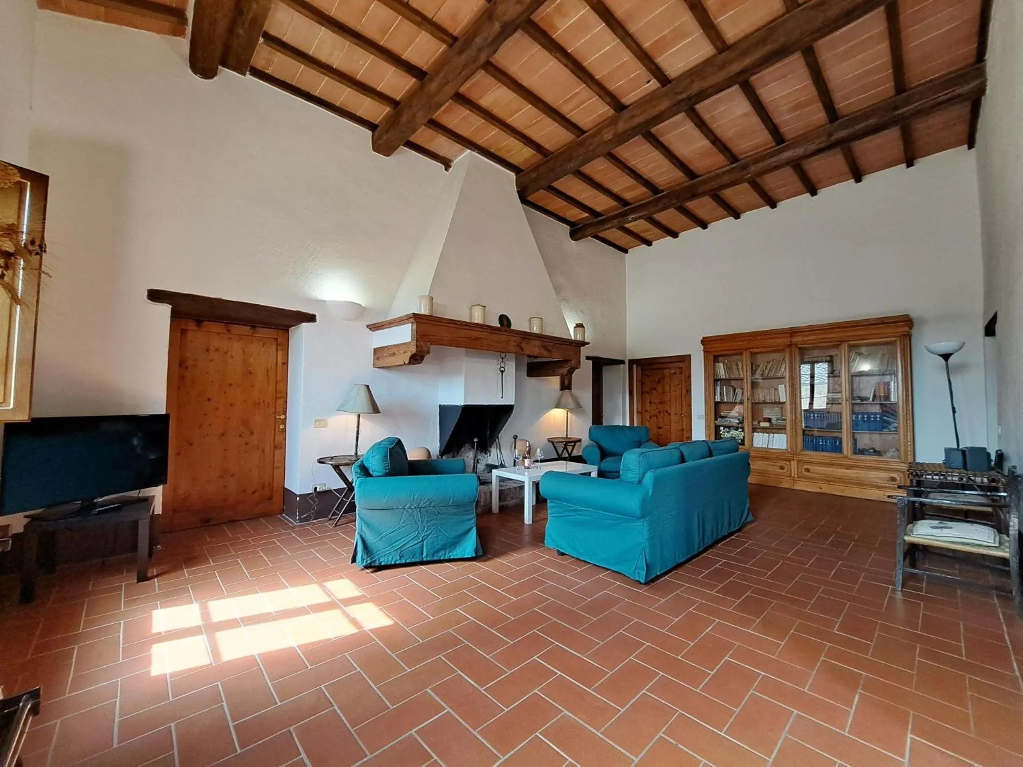 Living room in Fattoria Lornano Winery