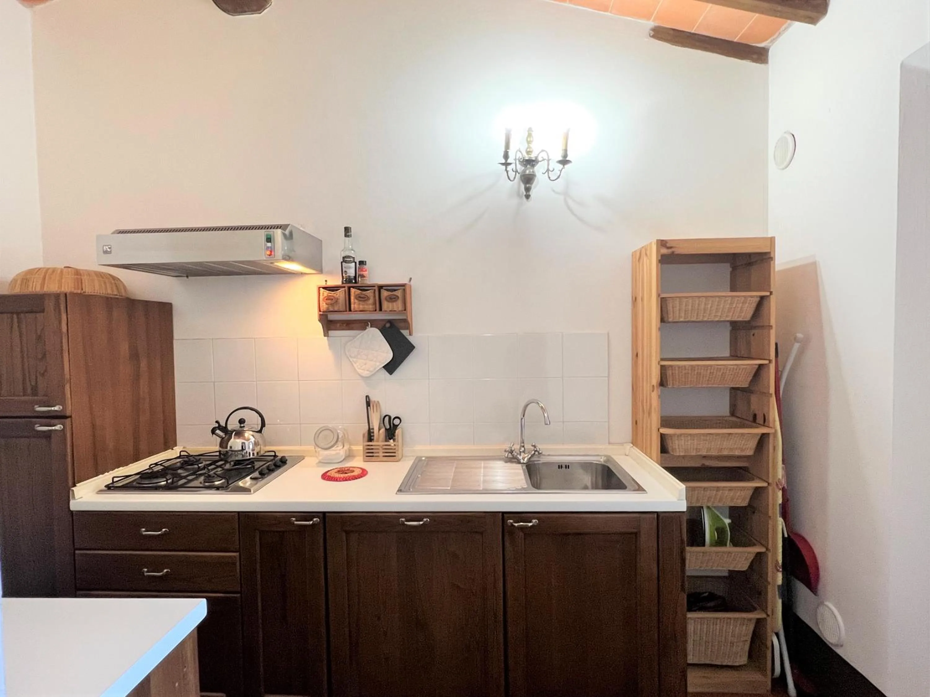 kitchen in Fattoria Lornano Winery