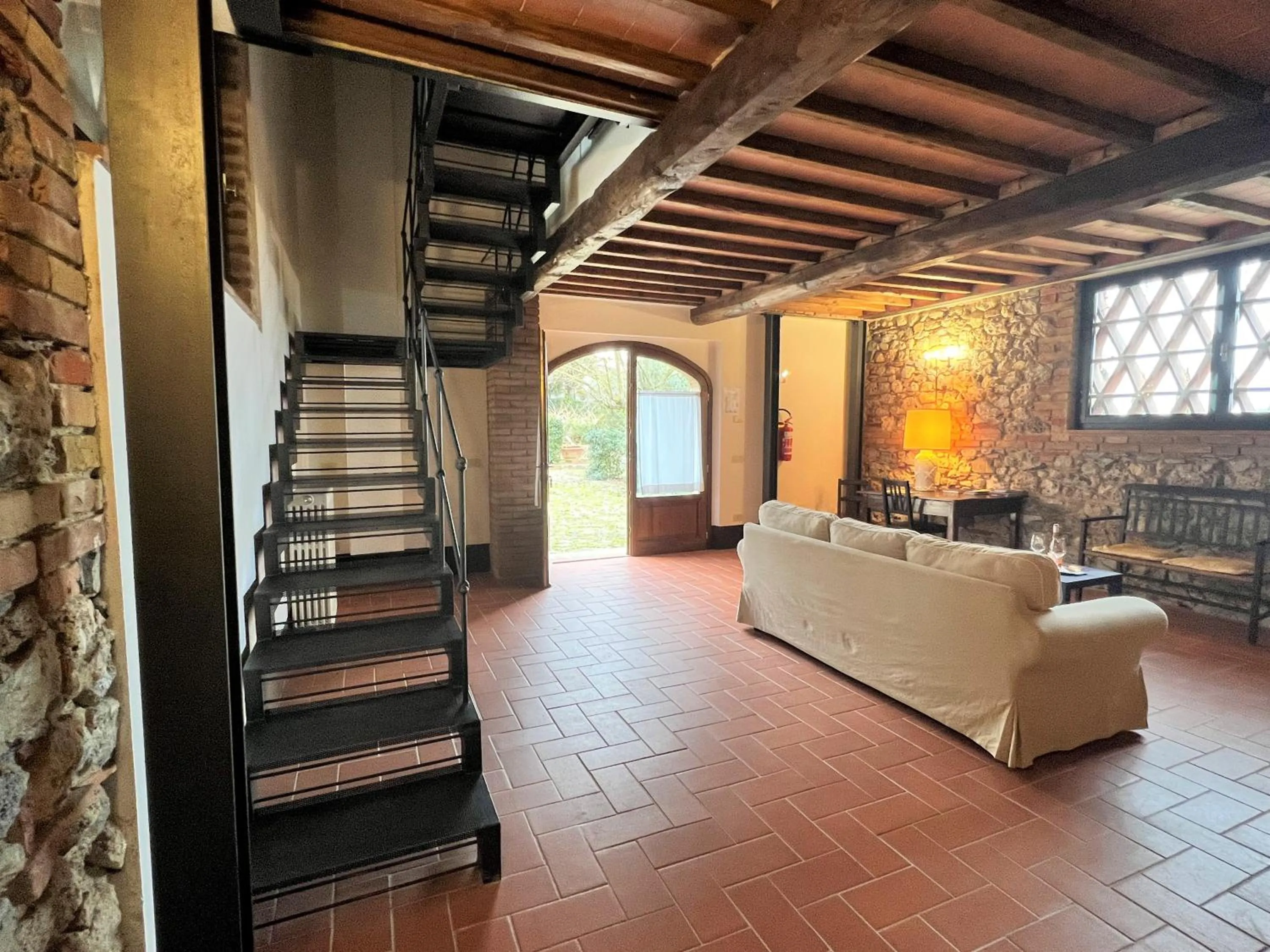 Living room in Fattoria Lornano Winery