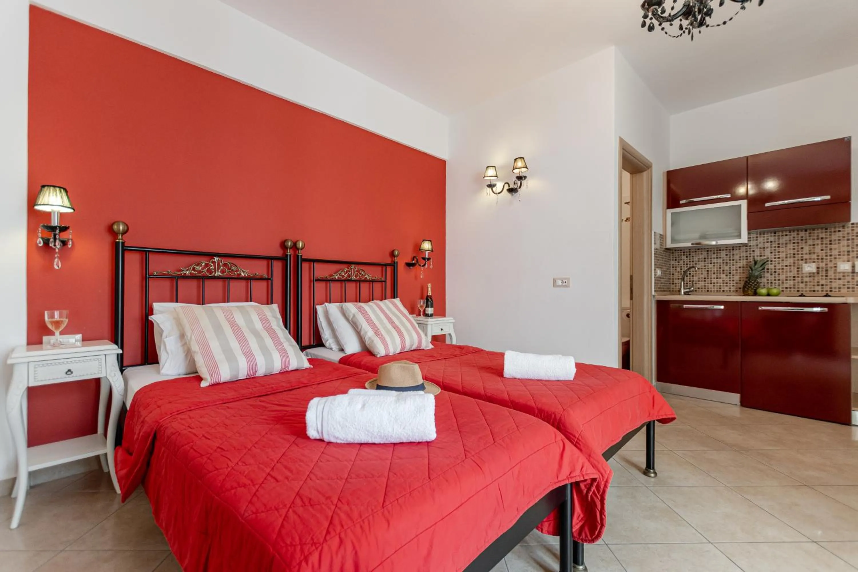 Bed in Kallisti Studios