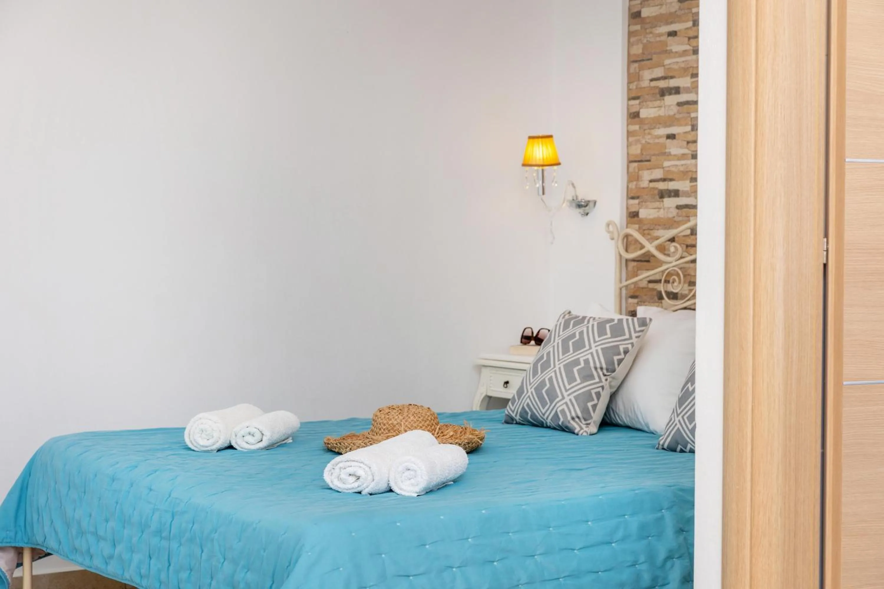 Bed in Kallisti Studios