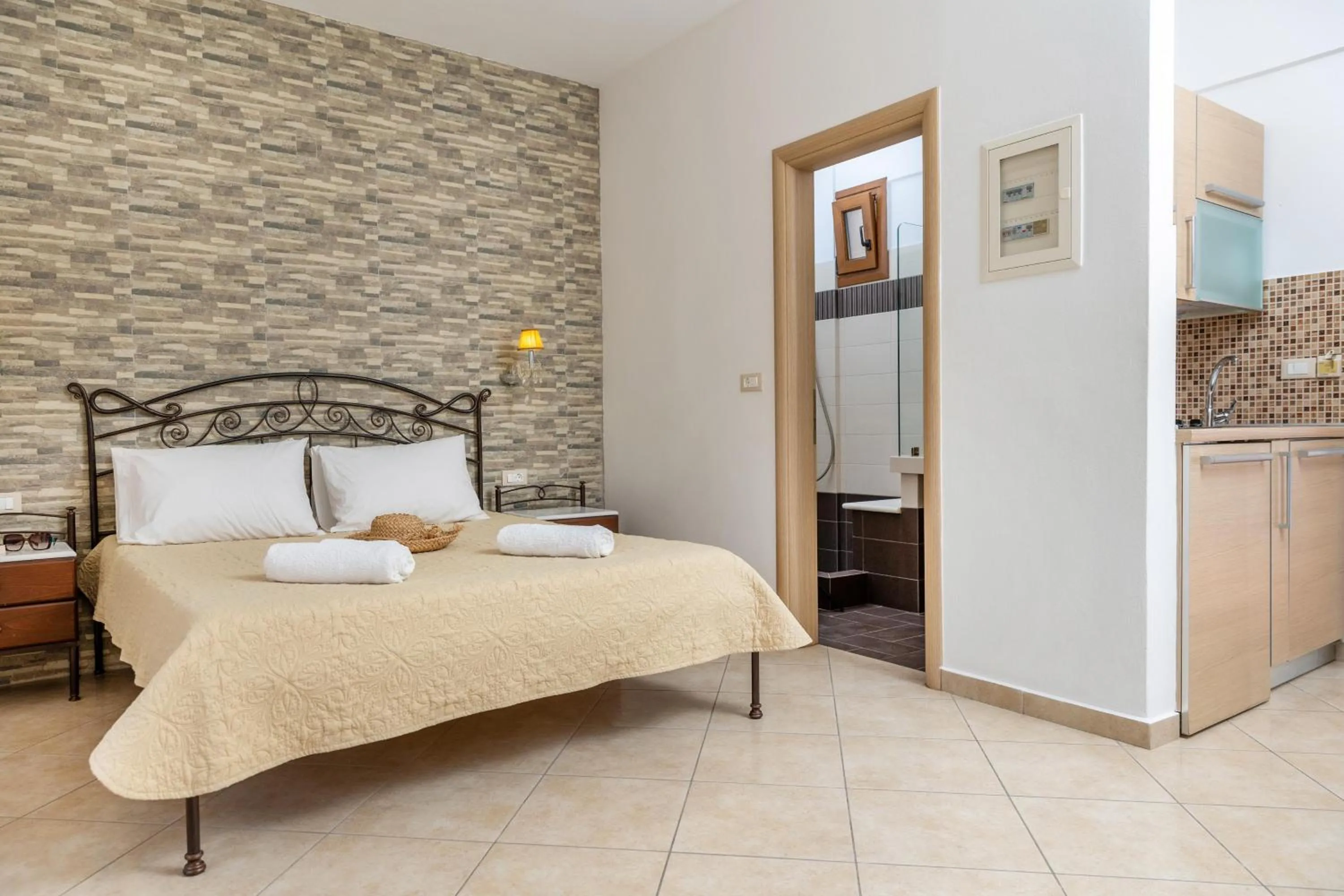 Bed in Kallisti Studios