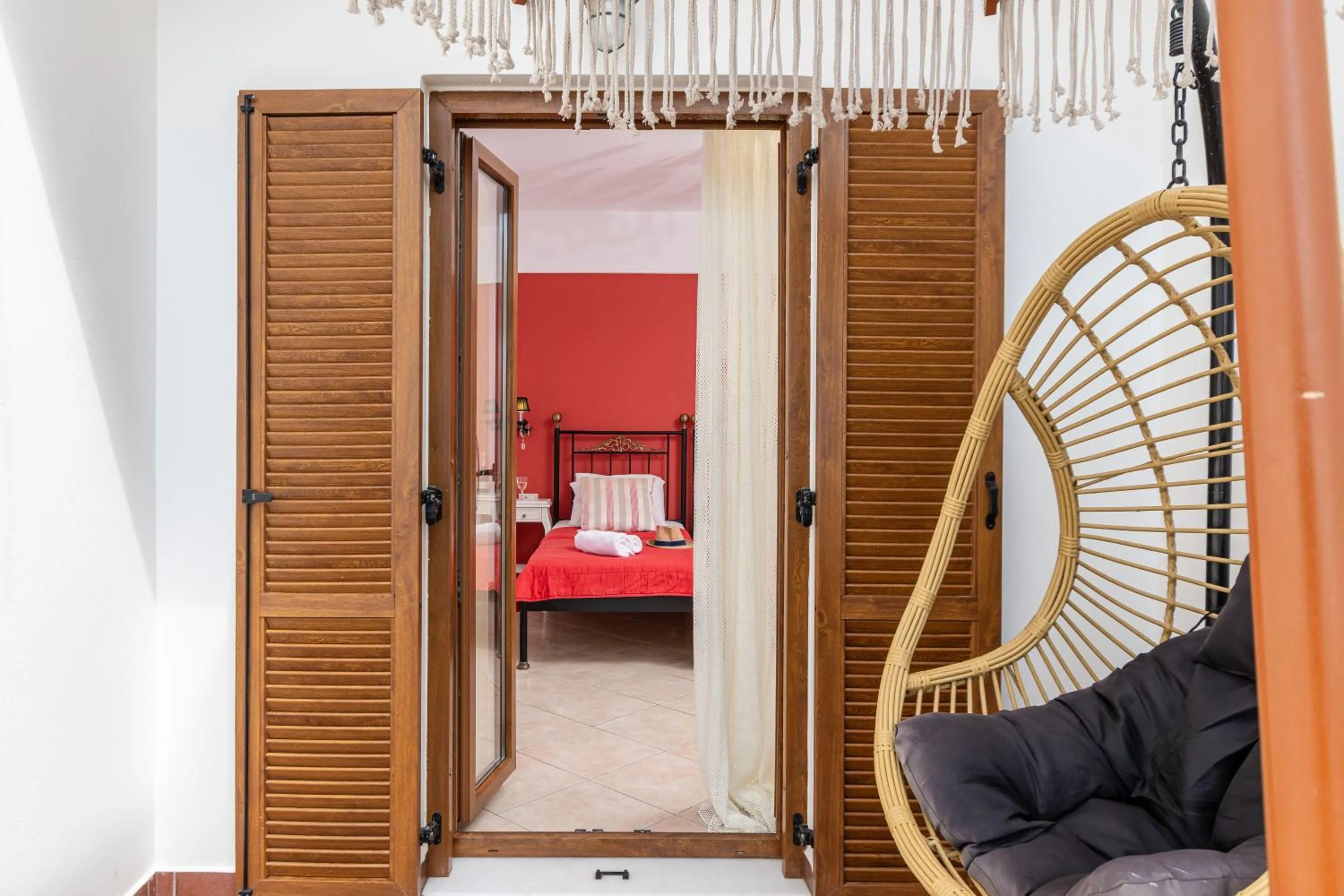 Balcony/Terrace, Bed in Kallisti Studios