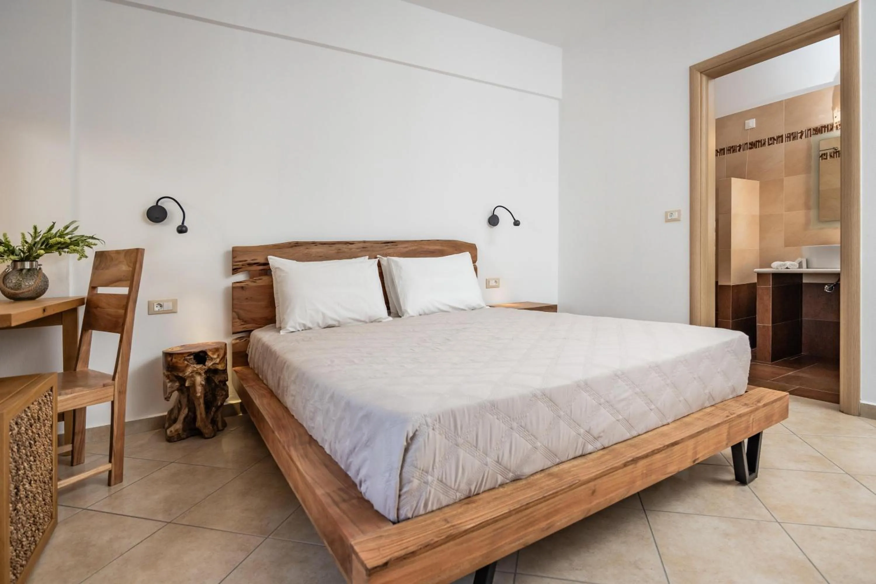 Bed in Kallisti Studios