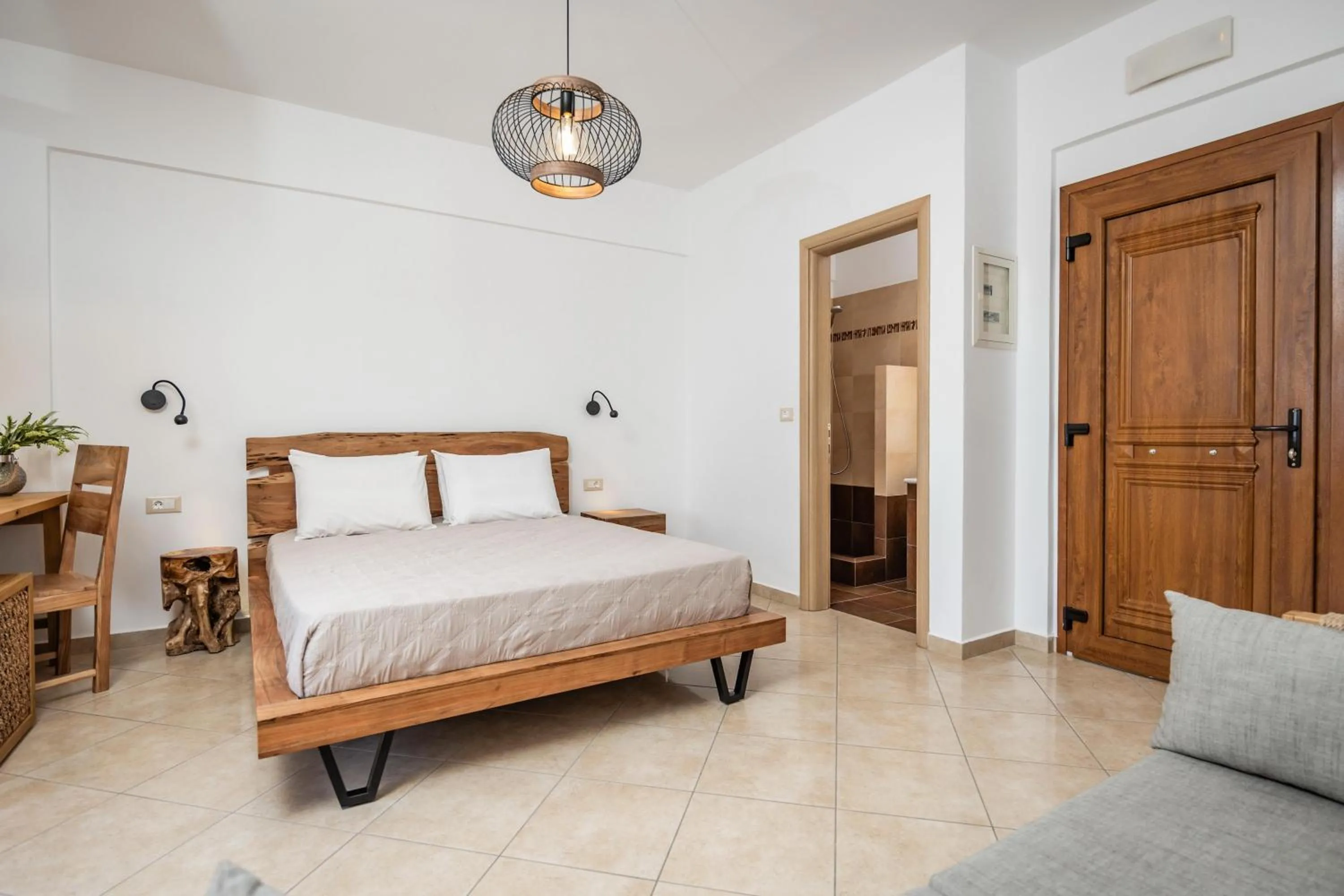 Bed in Kallisti Studios