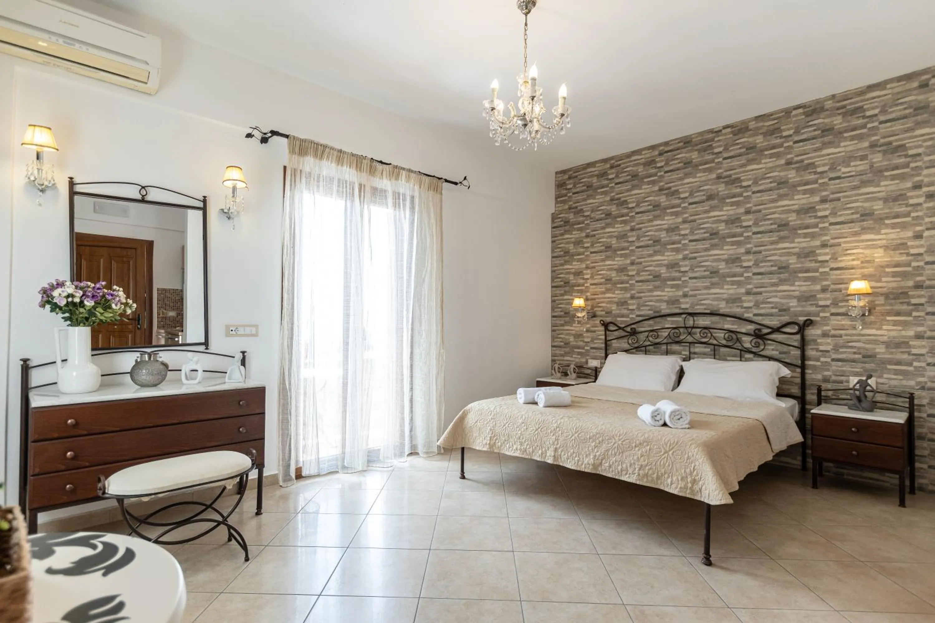 Bed in Kallisti Studios