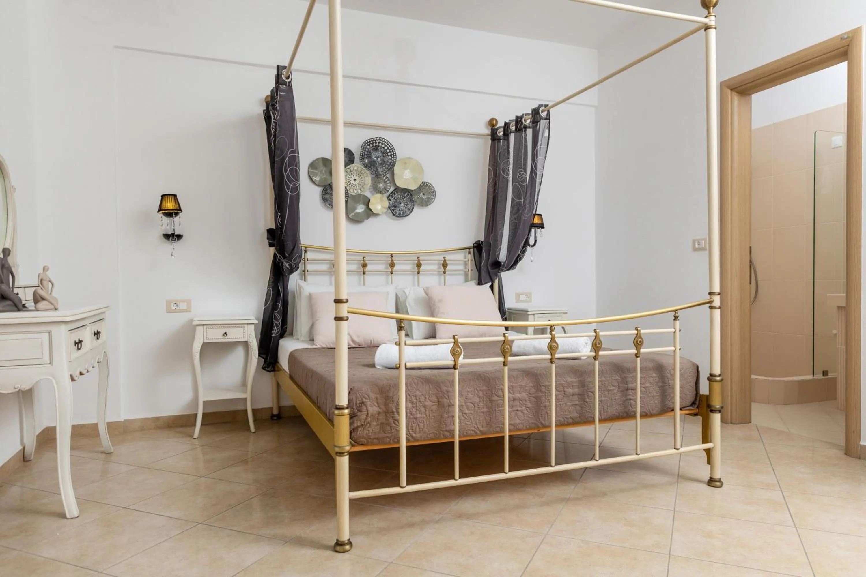 Bed in Kallisti Studios
