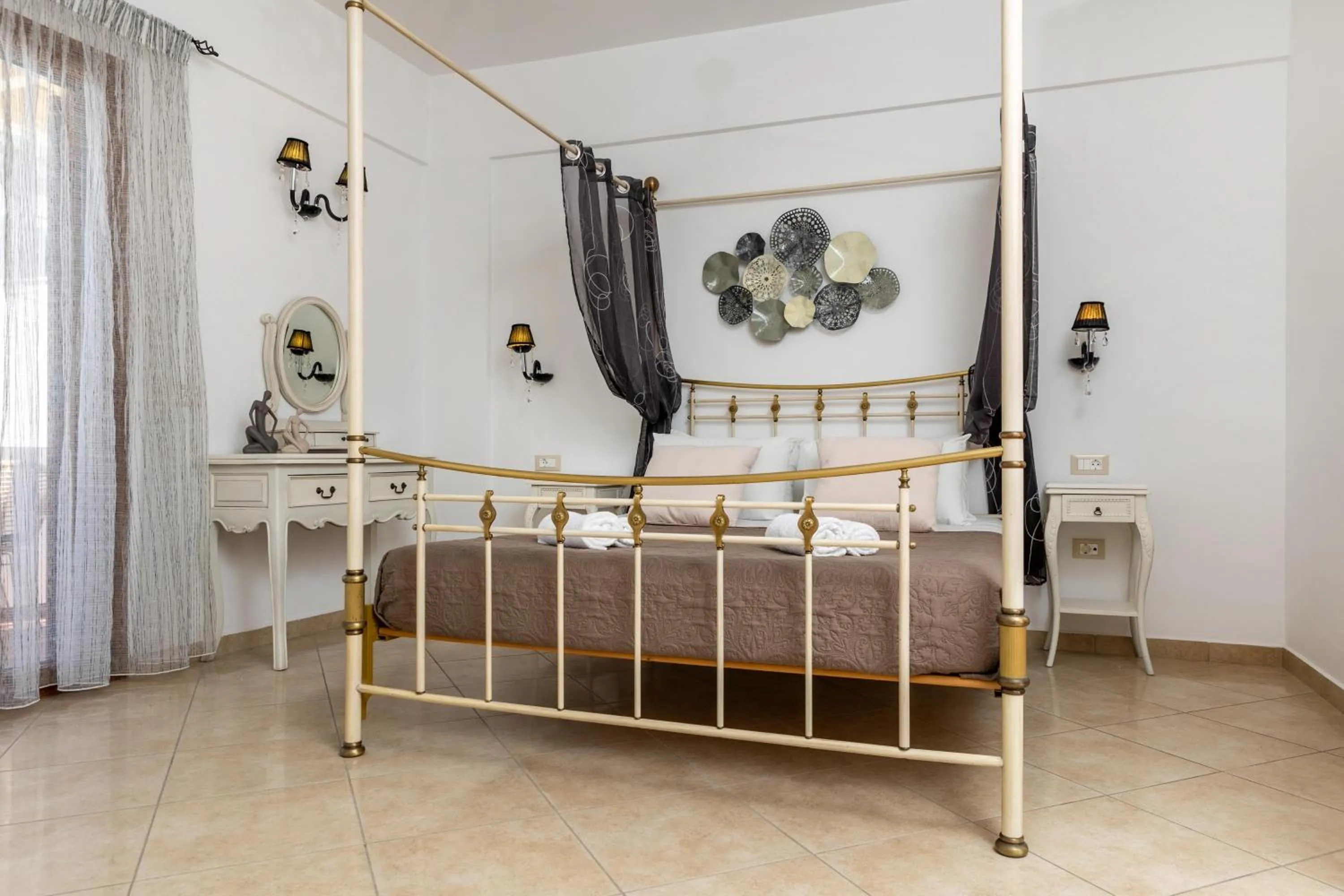 Bed in Kallisti Studios