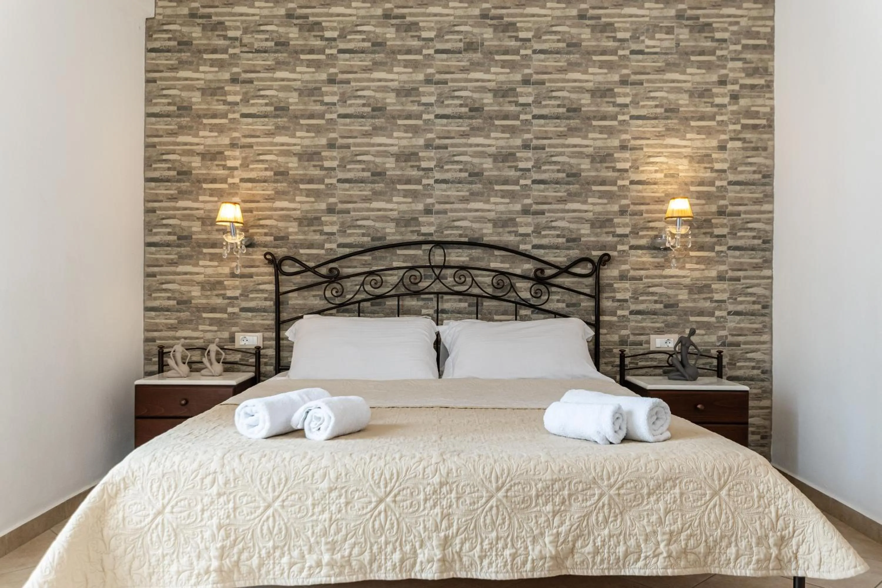 Bed in Kallisti Studios