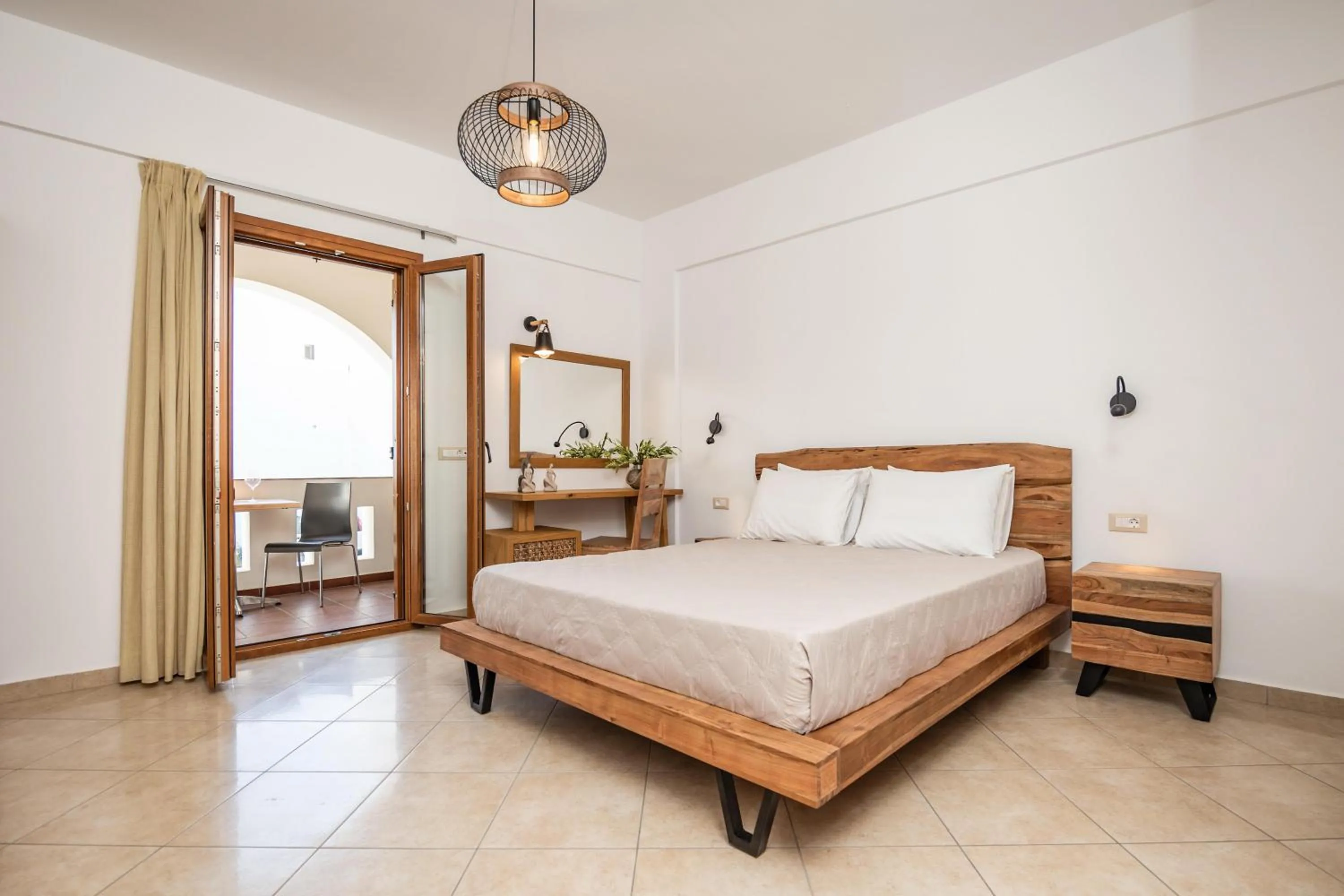 Bed in Kallisti Studios