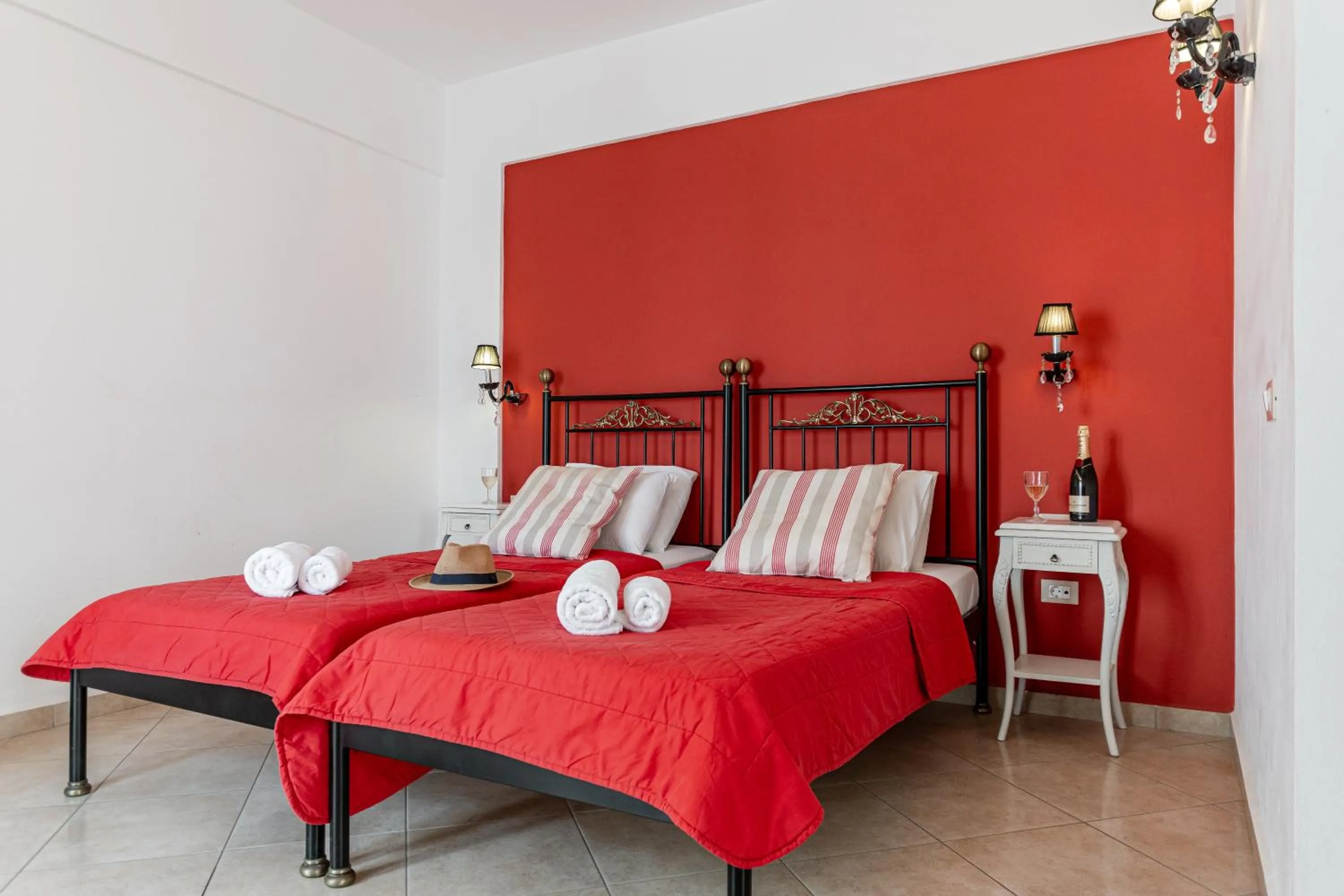 Bed in Kallisti Studios