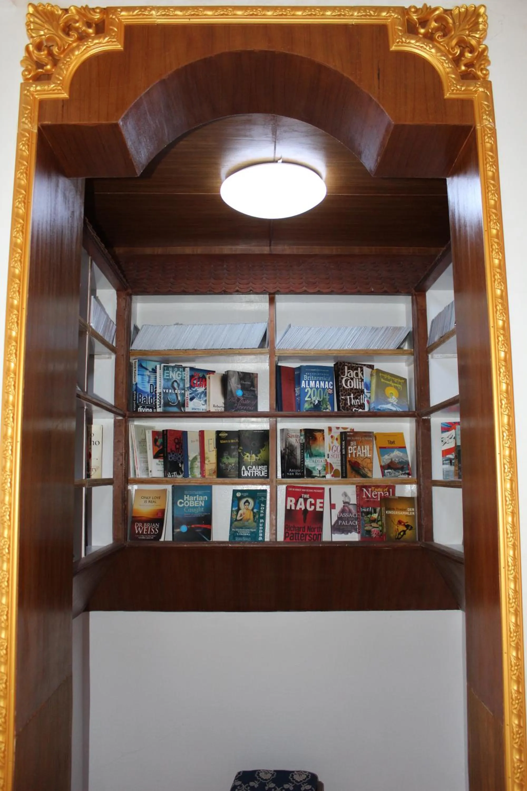 Library in Hotel Milarepa Pvt Ltd