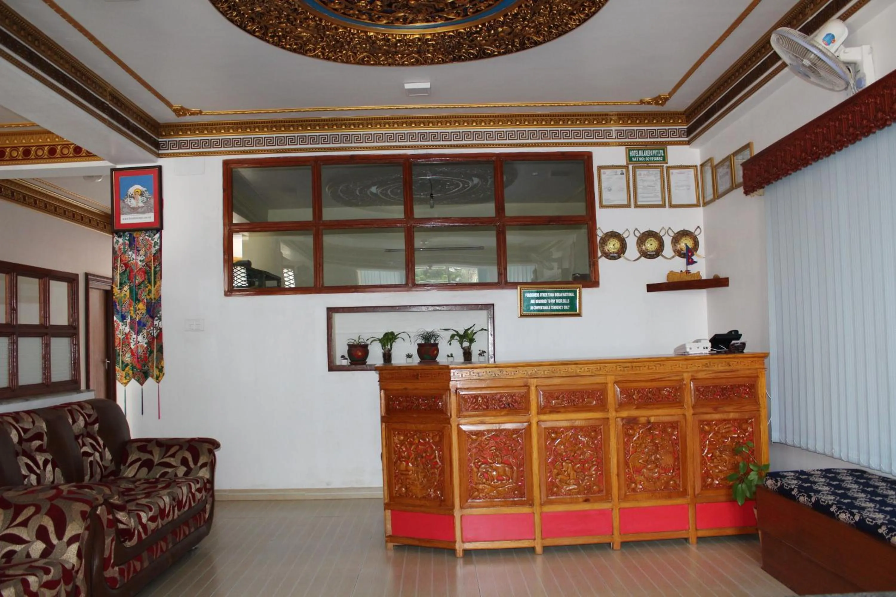 Facade/entrance, Lobby/Reception in Hotel Milarepa Pvt Ltd