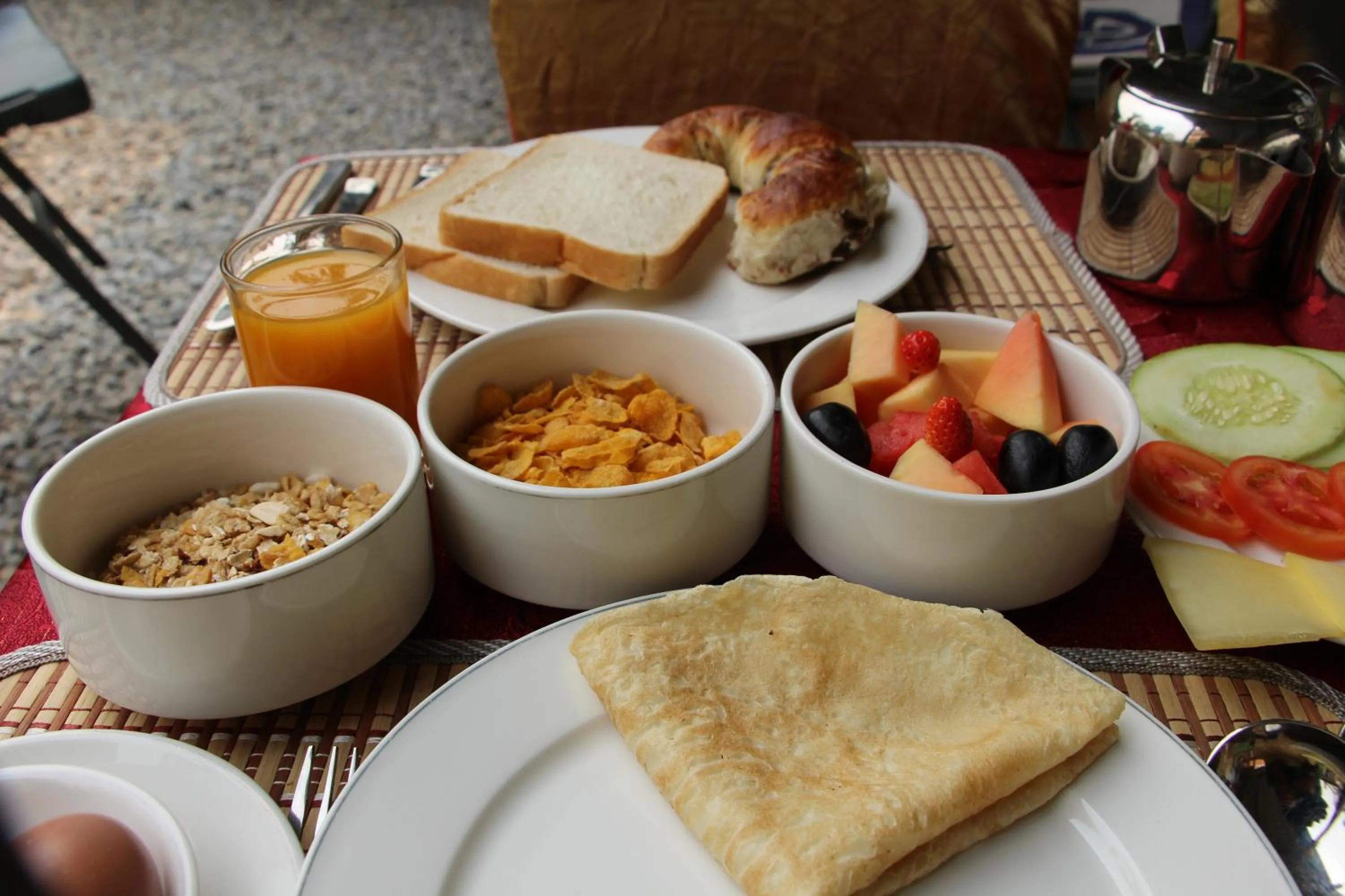 Buffet breakfast, Breakfast in Hotel Milarepa Pvt Ltd