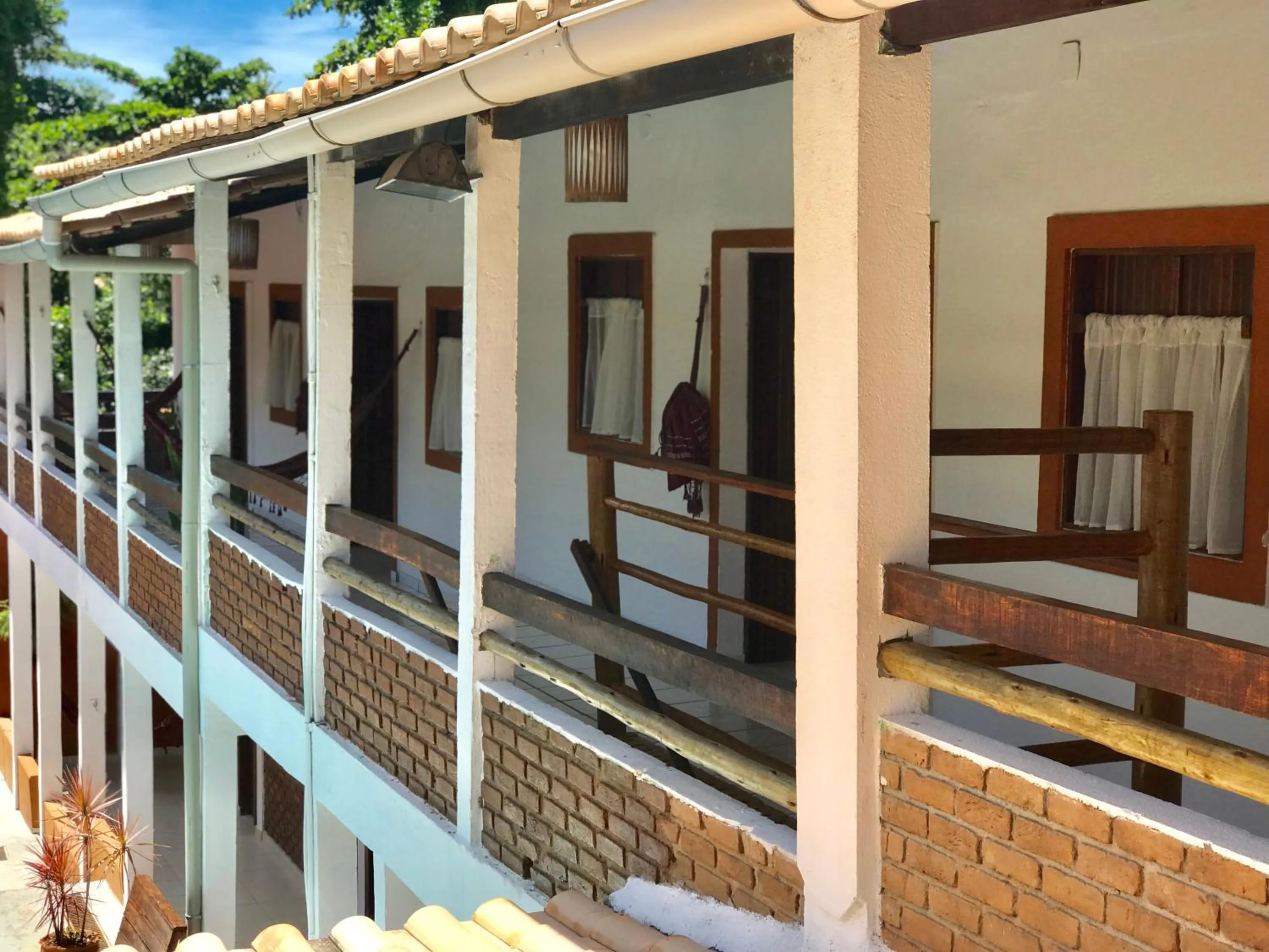 Balcony/Terrace in Pousada Arraial da Poesia