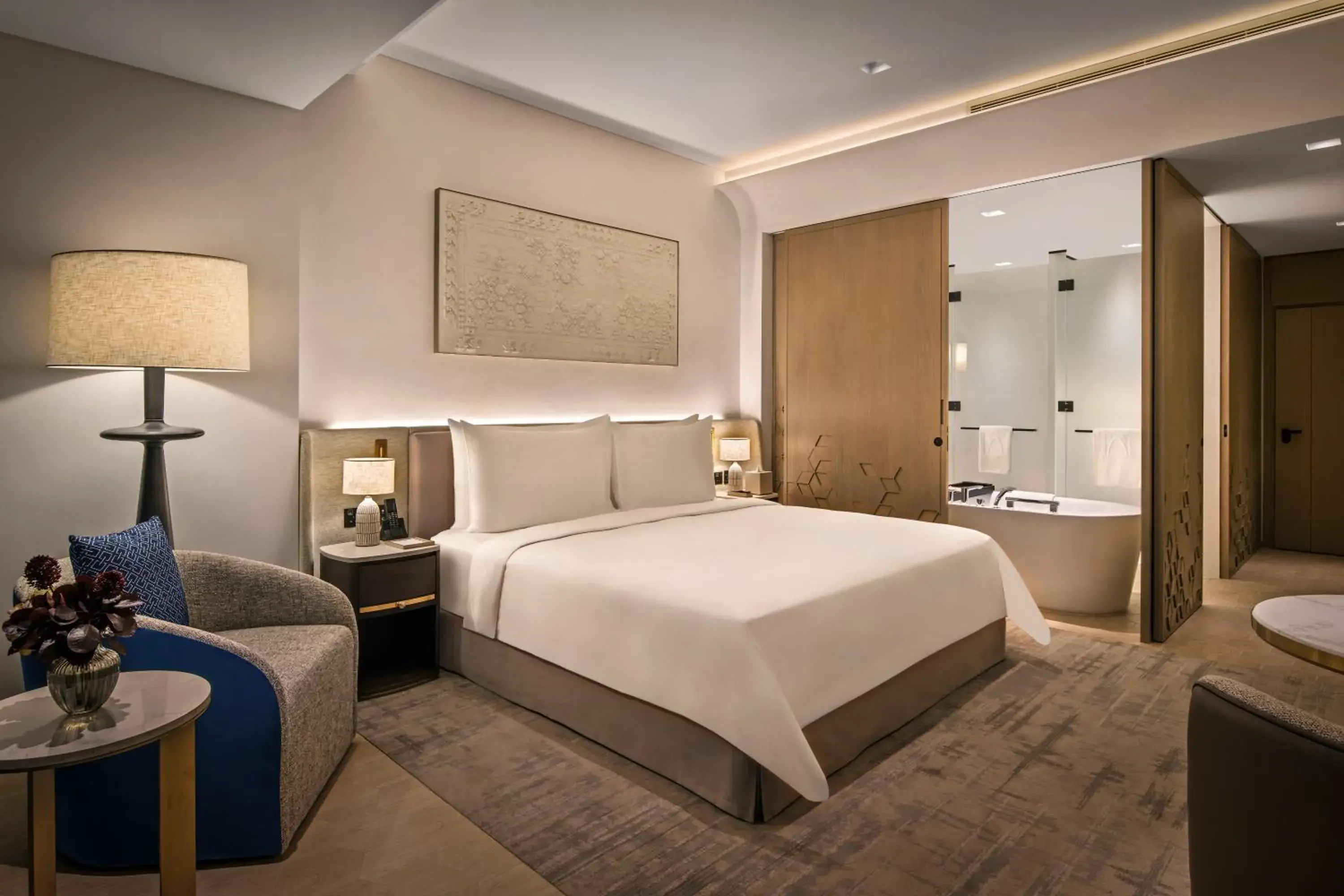 Photo of the whole room, Bed in Palace Dubai Creek Harbour Photo of the whole room, Bed in Palace Dubai Creek Harbour