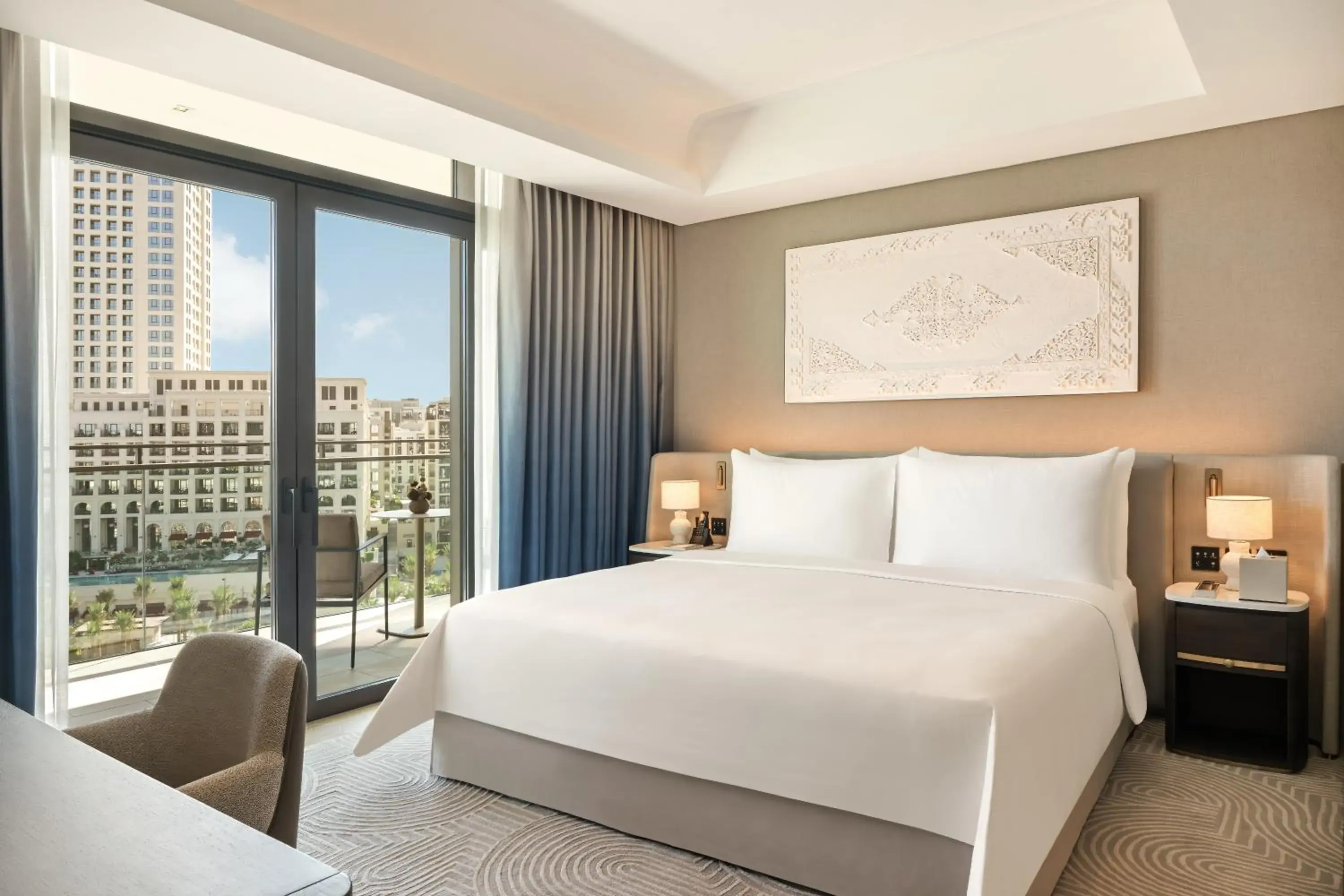 Bedroom, Bed in Palace Dubai Creek Harbour Bedroom, Bed in Palace Dubai Creek Harbour