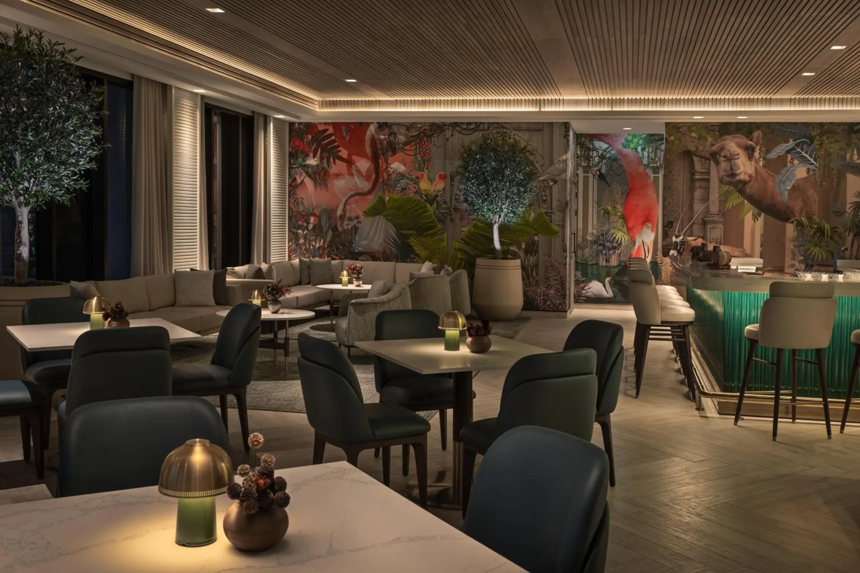 Lounge or bar in Palace Dubai Creek Harbour Lounge or bar in Palace Dubai Creek Harbour