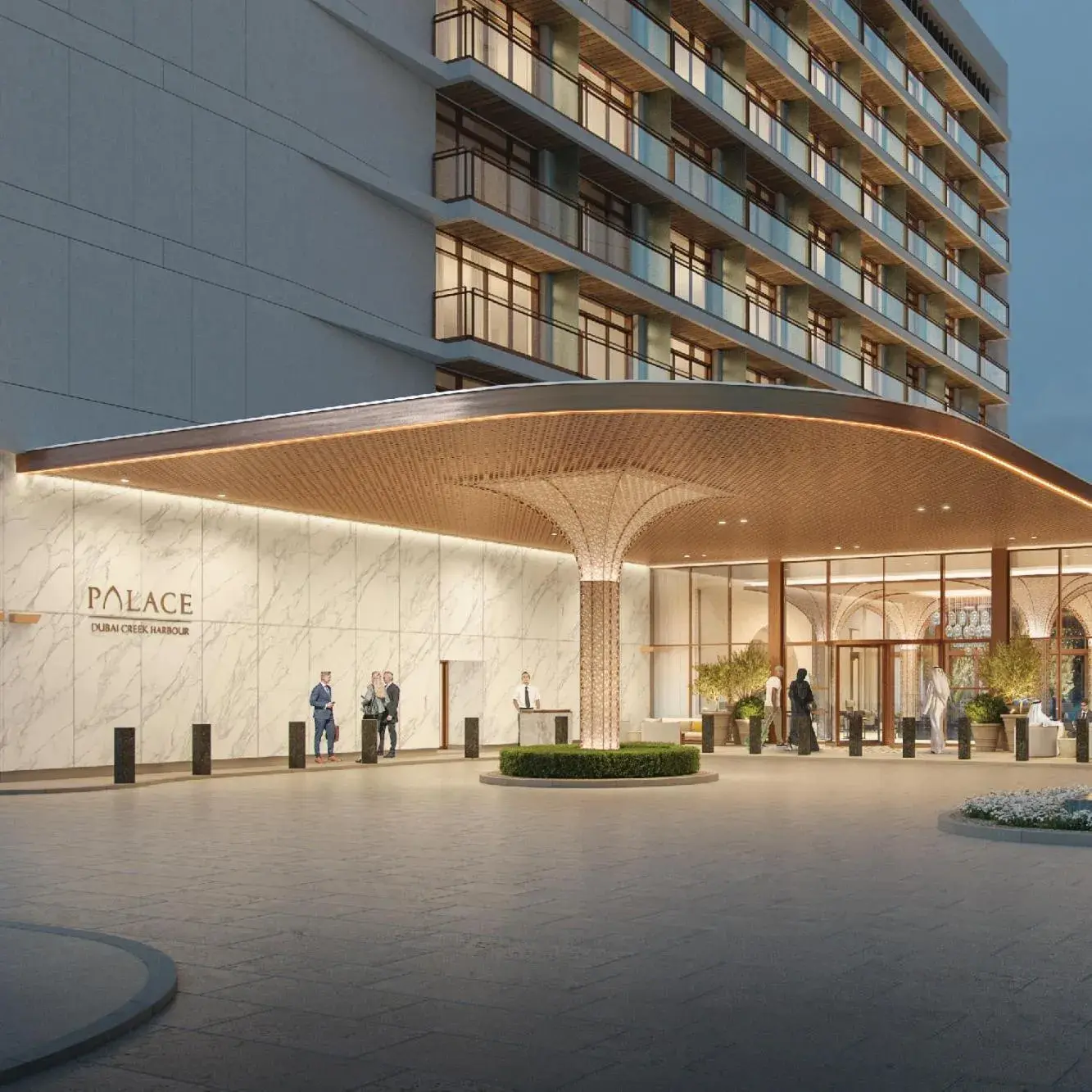 Property building in Palace Dubai Creek Harbour Property building in Palace Dubai Creek Harbour