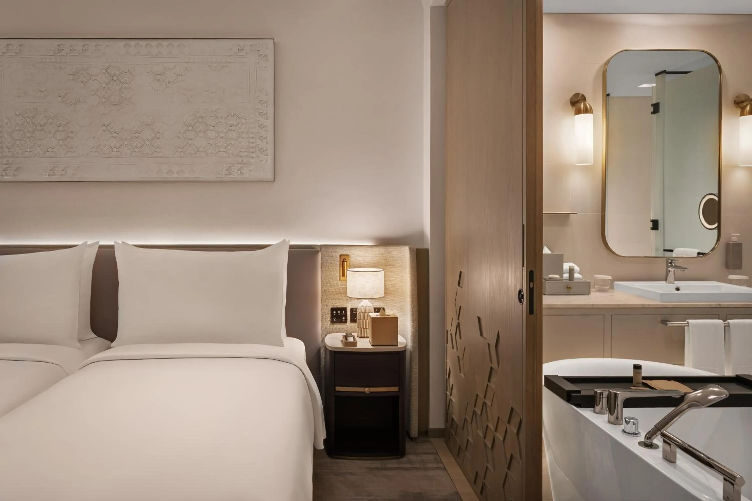 Bed in Palace Dubai Creek Harbour