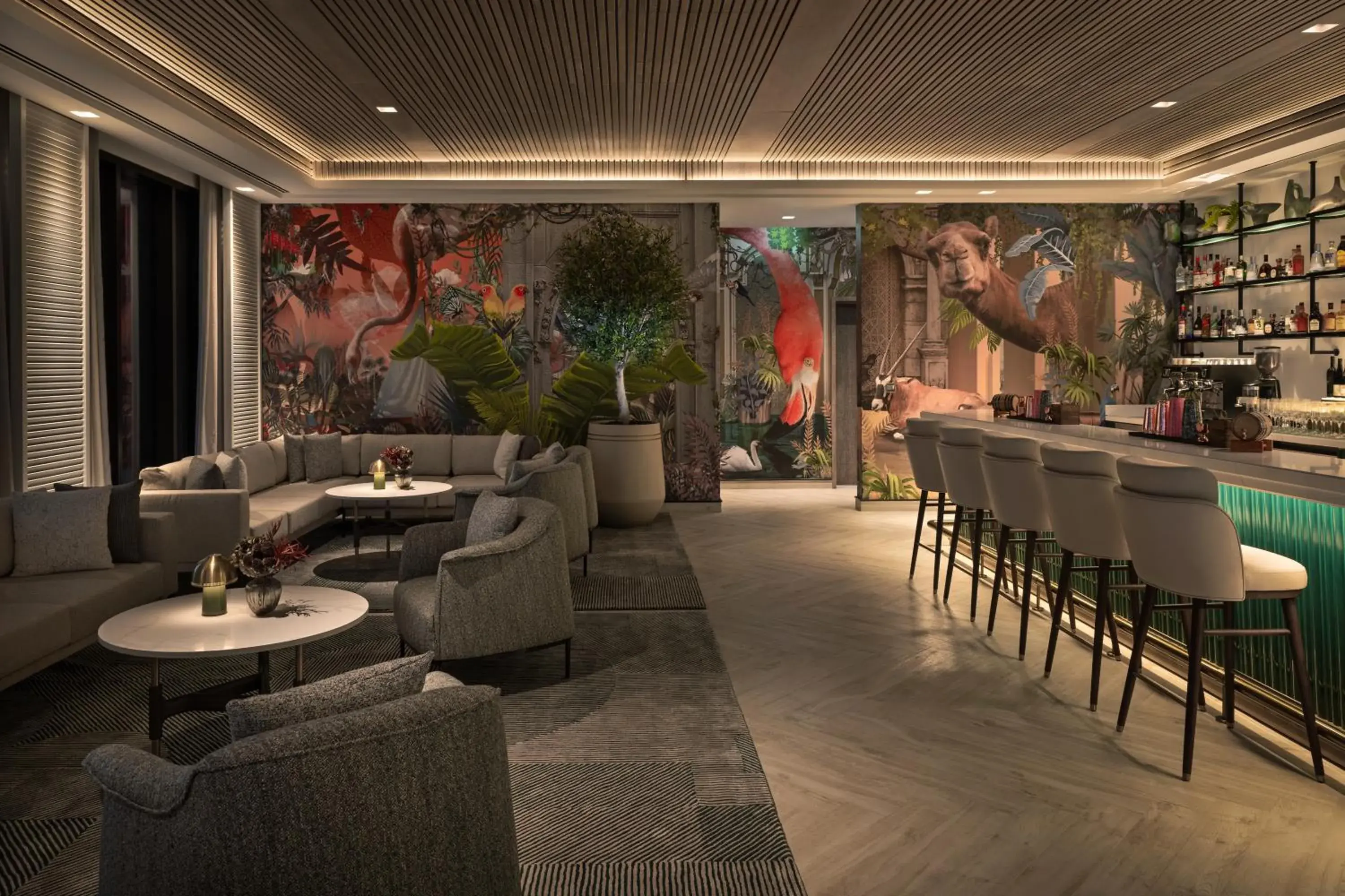 Lounge or bar in Palace Dubai Creek Harbour Lounge or bar in Palace Dubai Creek Harbour