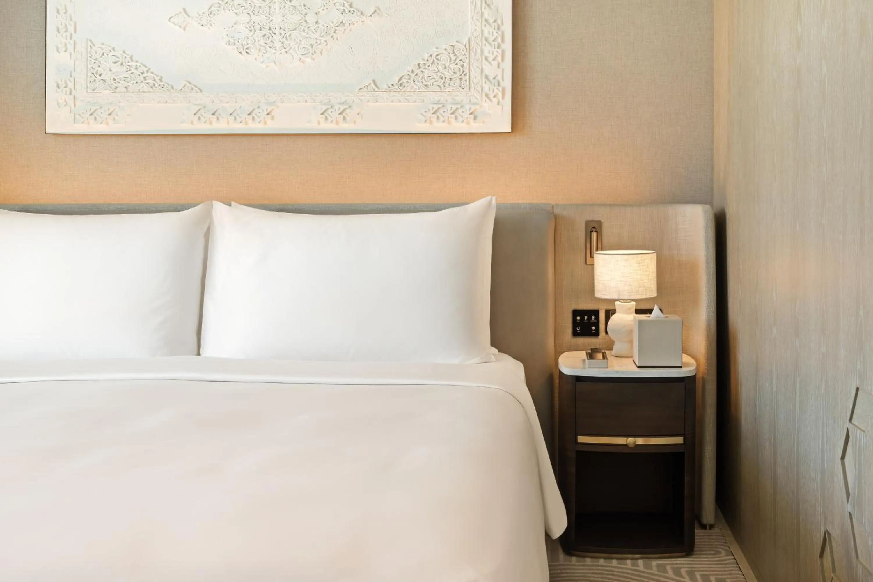 Decorative detail, Bed in Palace Dubai Creek Harbour