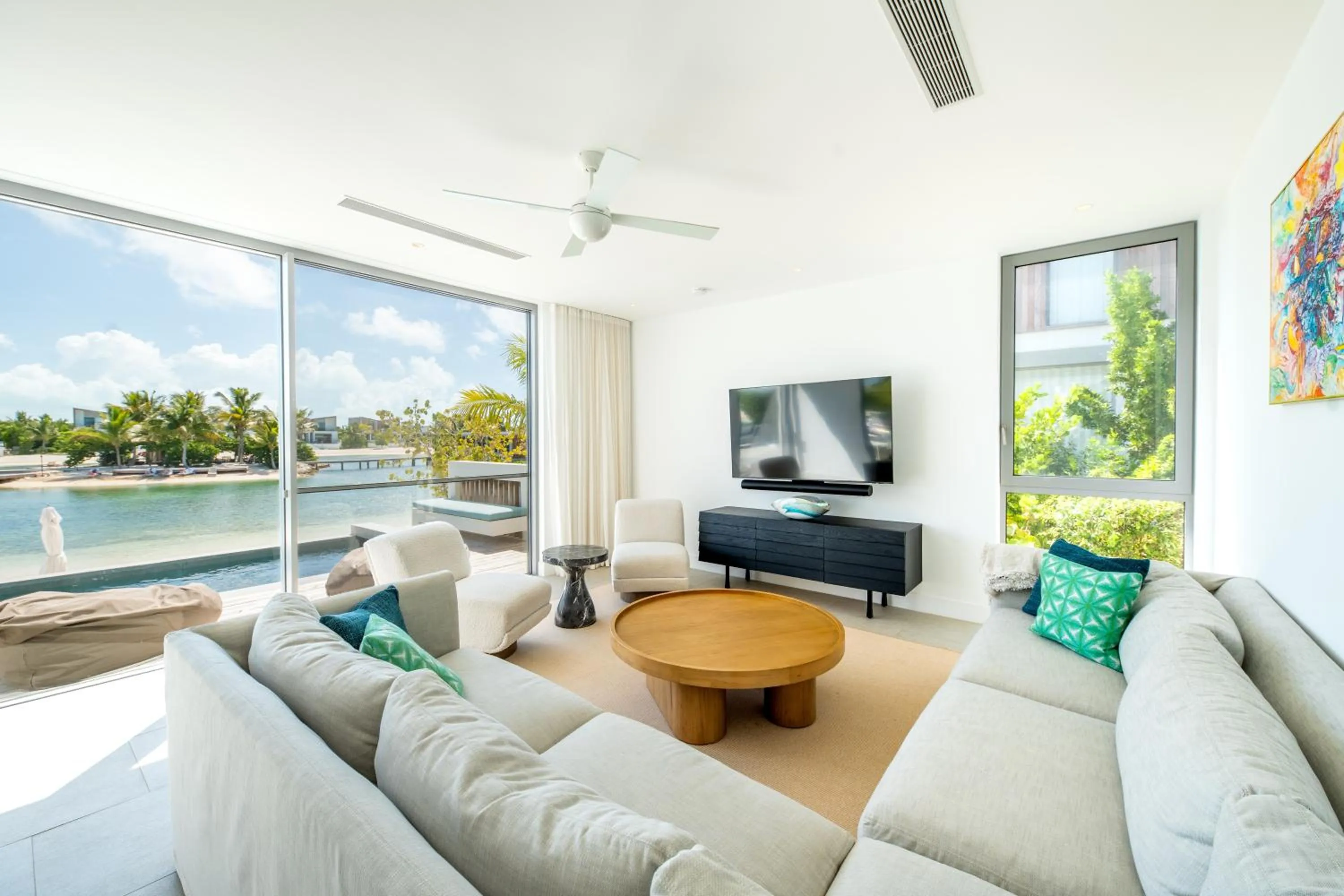 Living room in South Bank